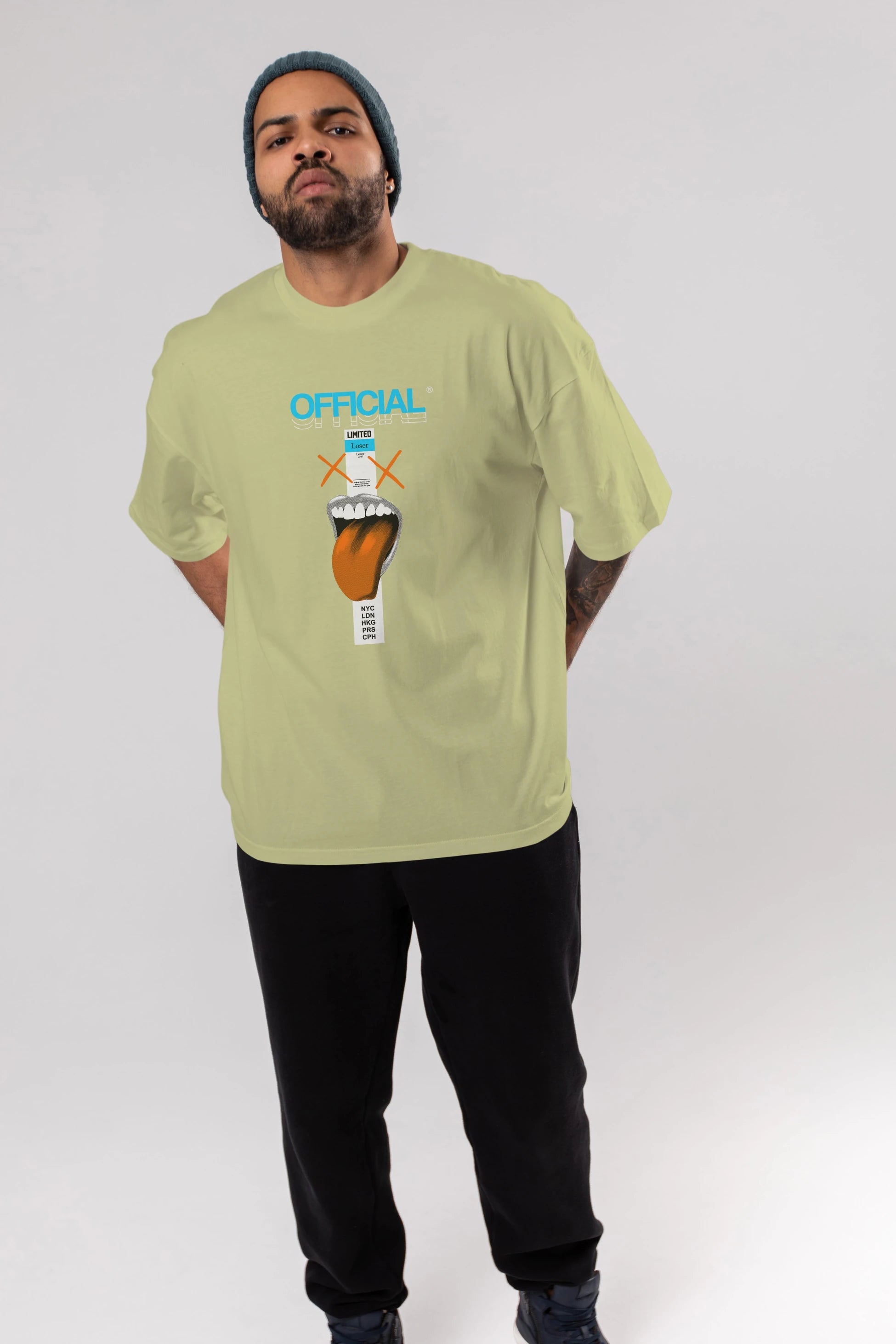 Official Loser Ön Baskılı Oversize t-shirt Erkek Kadın Unisex