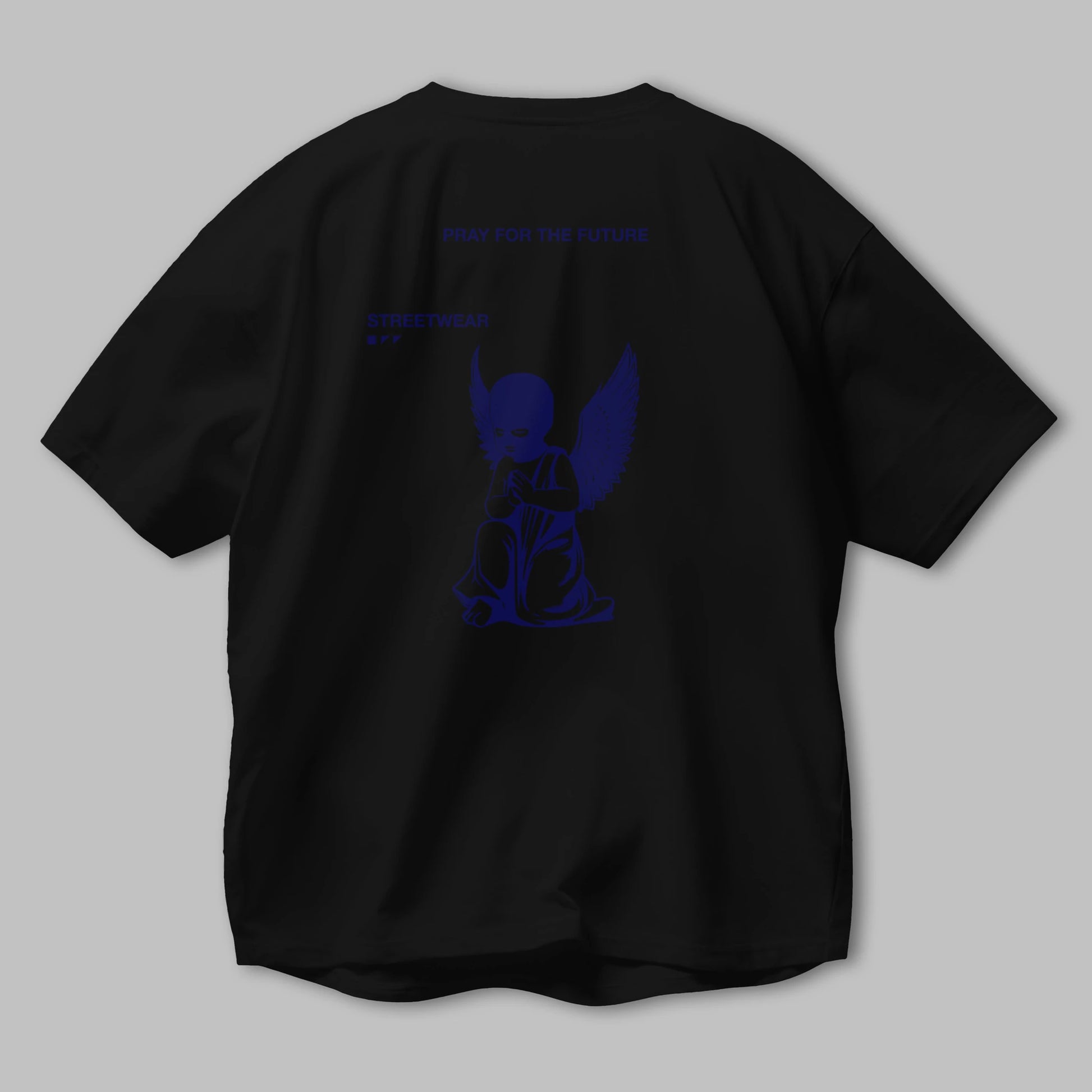 Pray for The Future Arka Baskılı Oversize t-shirt Erkek Kadın Unisex