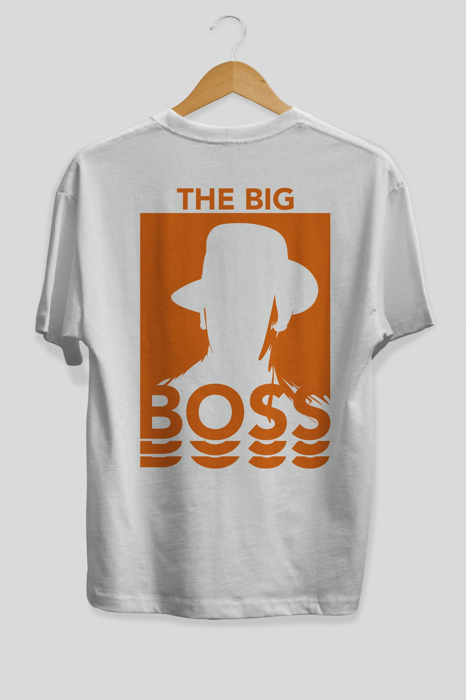 The Big Boss Arka Baskılı Oversize t-shirt Erkek Kadın Unisex