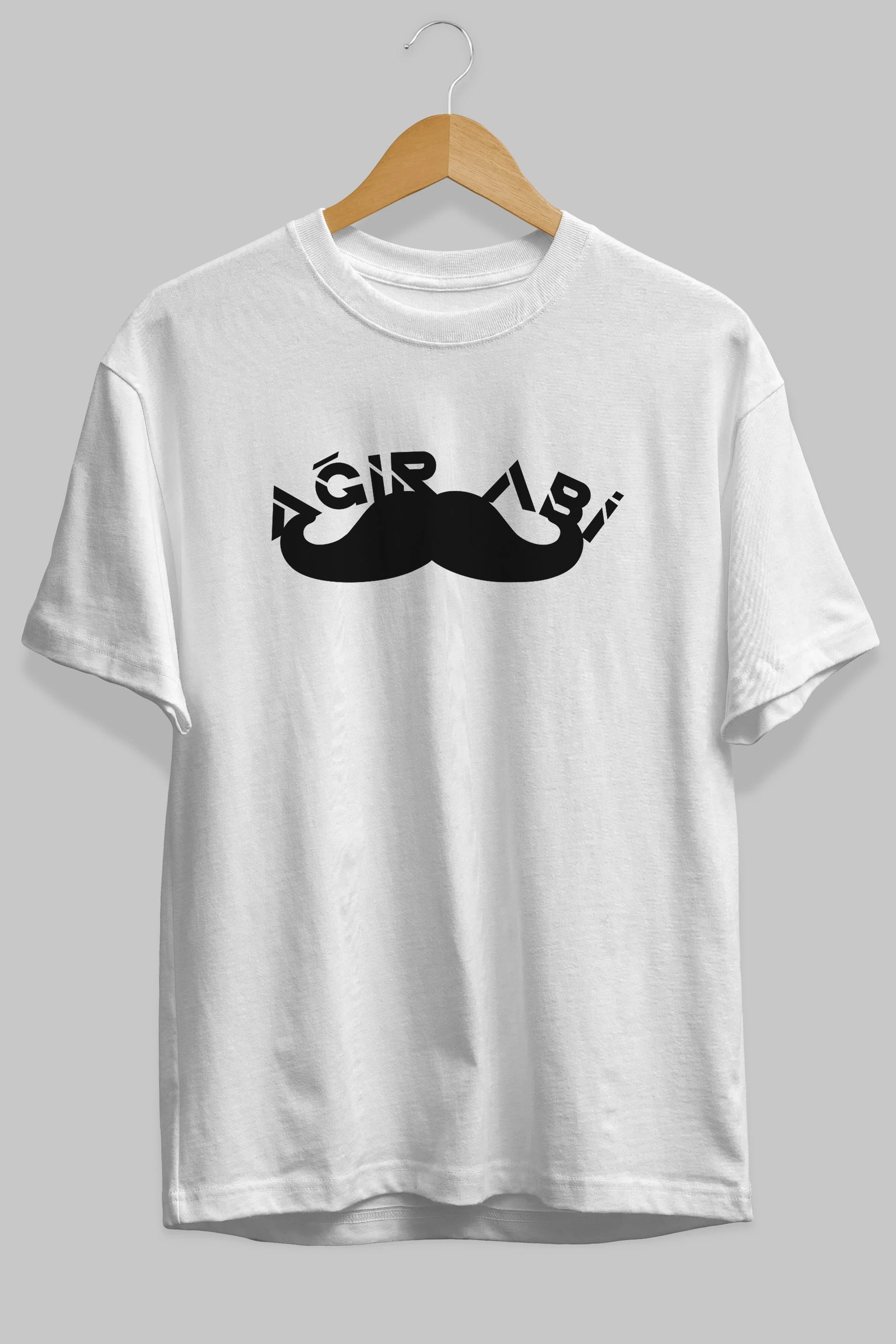 Ağır Abi Ön Baskılı Oversize t-shirt %100 pamuk Erkek Kadın Unisex