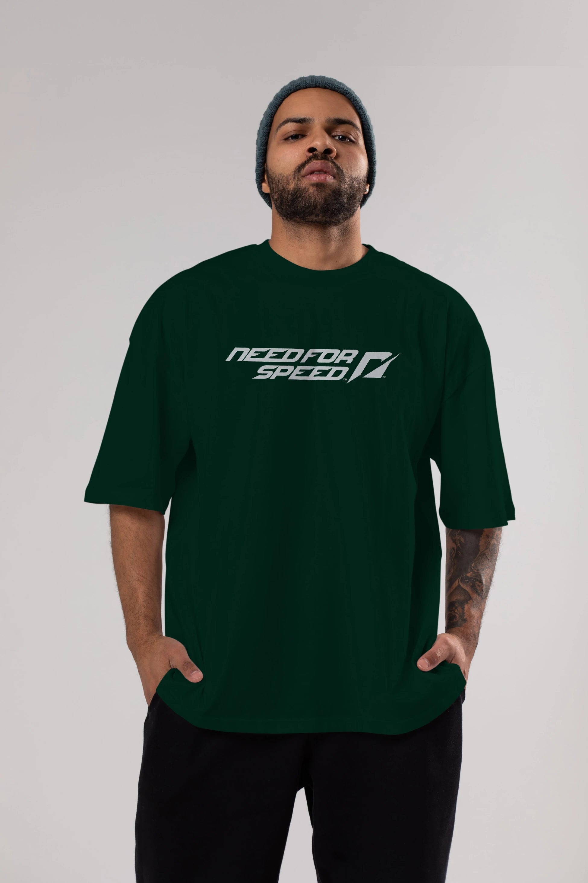 Need For Speed Ön Baskılı Oversize t-shirt %100 pamuk Erkek Kadın Unisex