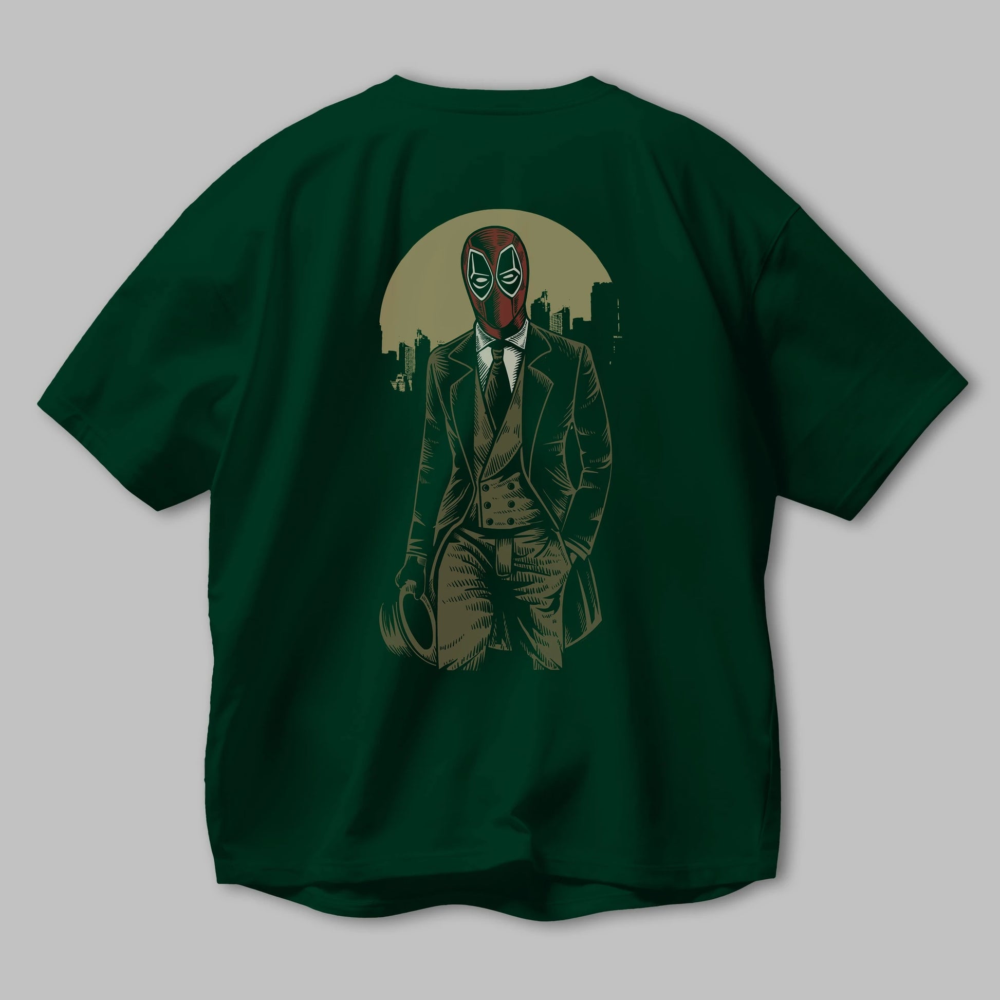 Classic Mercenary Arka Baskılı Oversize t-shirt Erkek Kadın Unisex %100 Pamuk