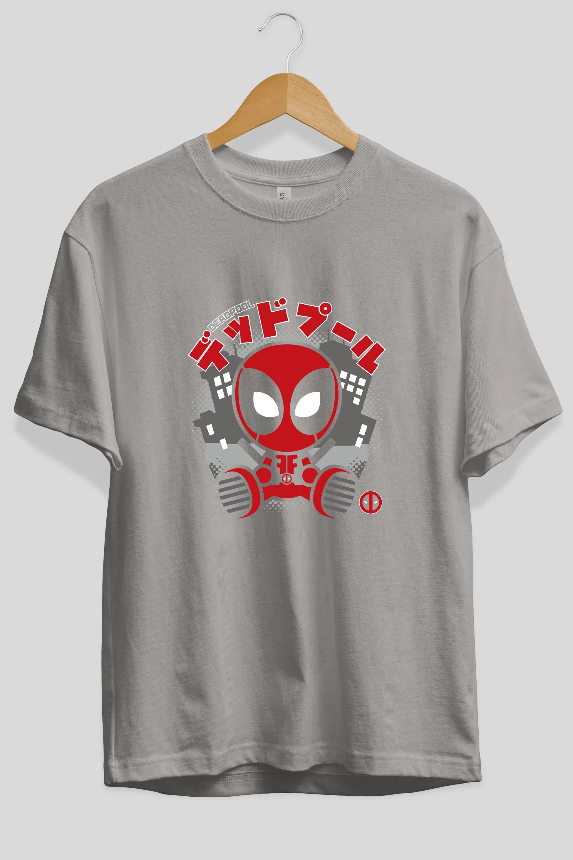 Deadpool (15) Ön Baskılı Oversize t-shirt Erkek Kadın Unisex %100 Pamuk Bisiklet Yaka tişort