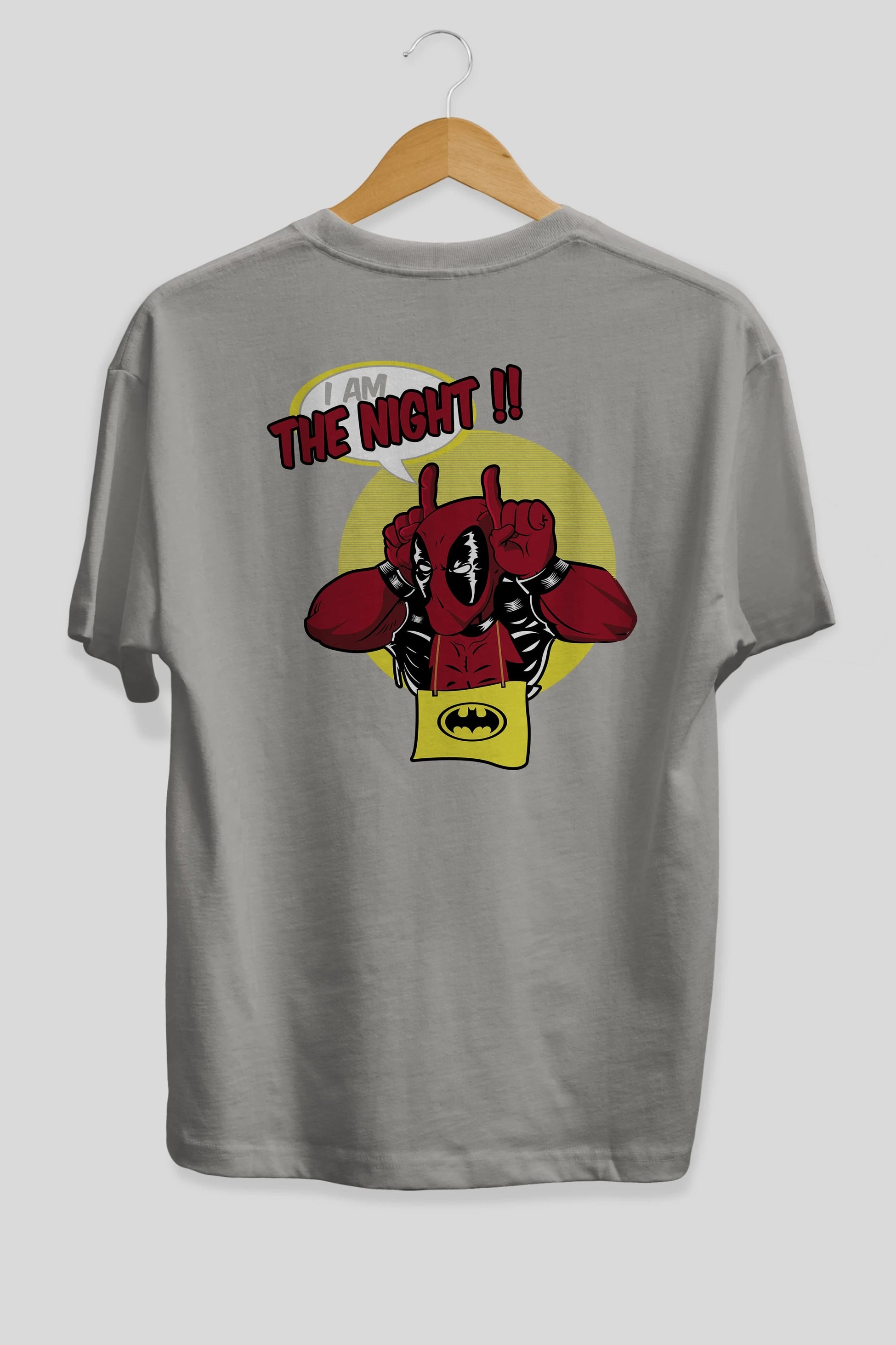 Deadpool (1) Arka Baskılı Oversize t-shirt Erkek Kadın Unisex %100 Pamuk Bisiklet Yaka tişort
