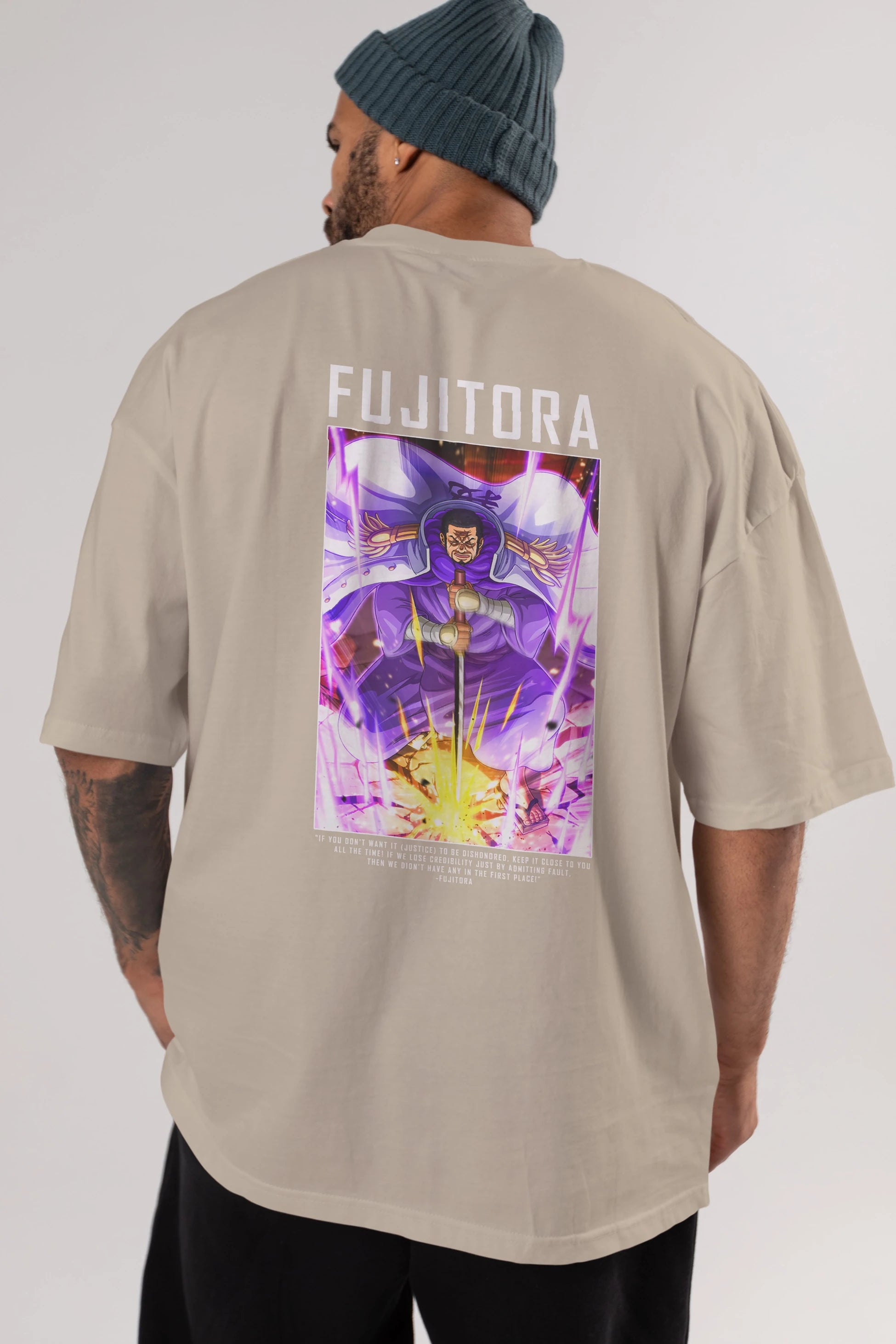 Issho Anime Arka Baskılı Oversize t-shirt Erkek Kadın Unisex %100 pamuk tişort