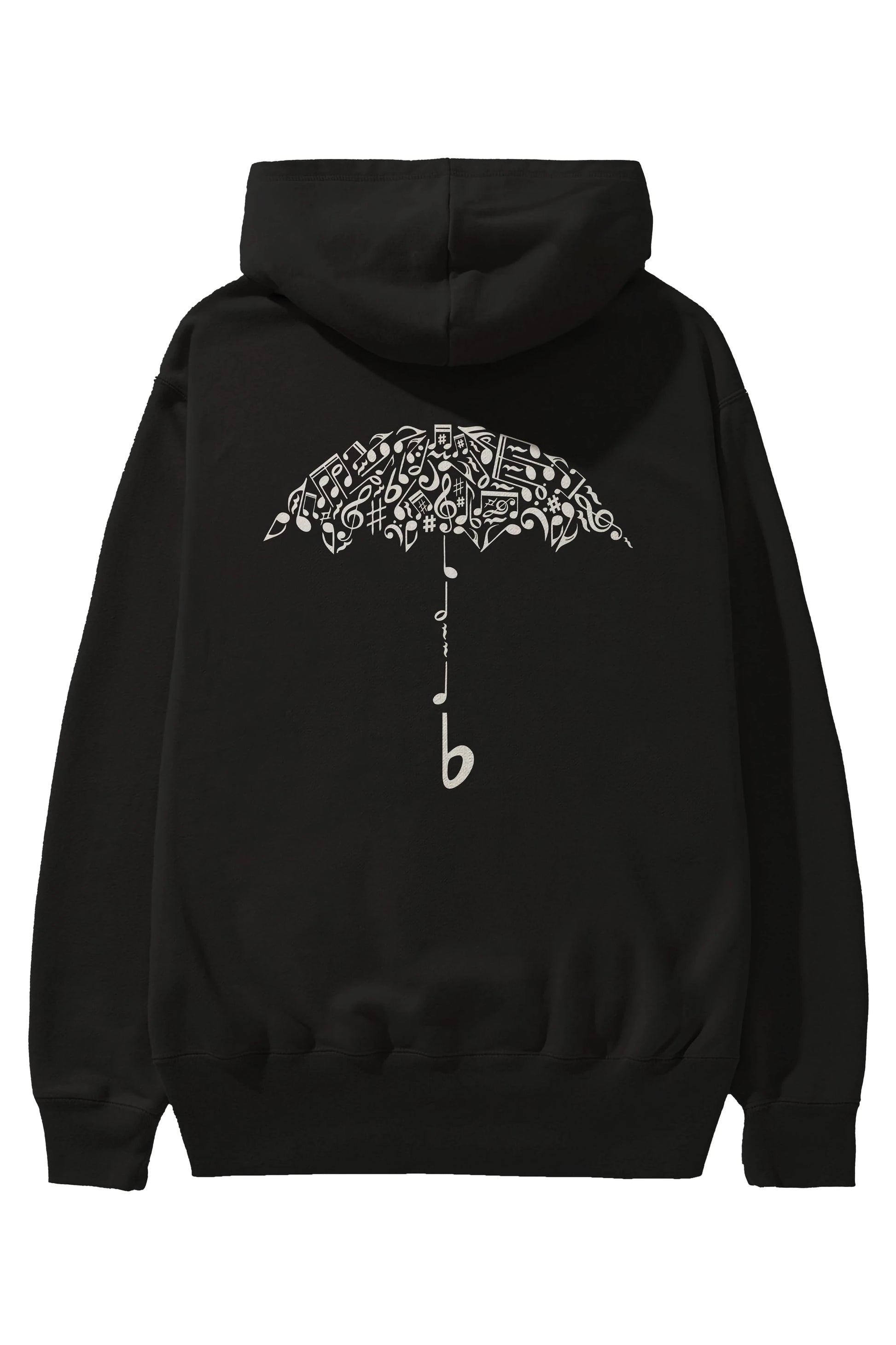 Sound Of Rain Arka Baskılı Hoodie Oversize Kapüşonlu Sweatshirt Erkek Kadın Unisex