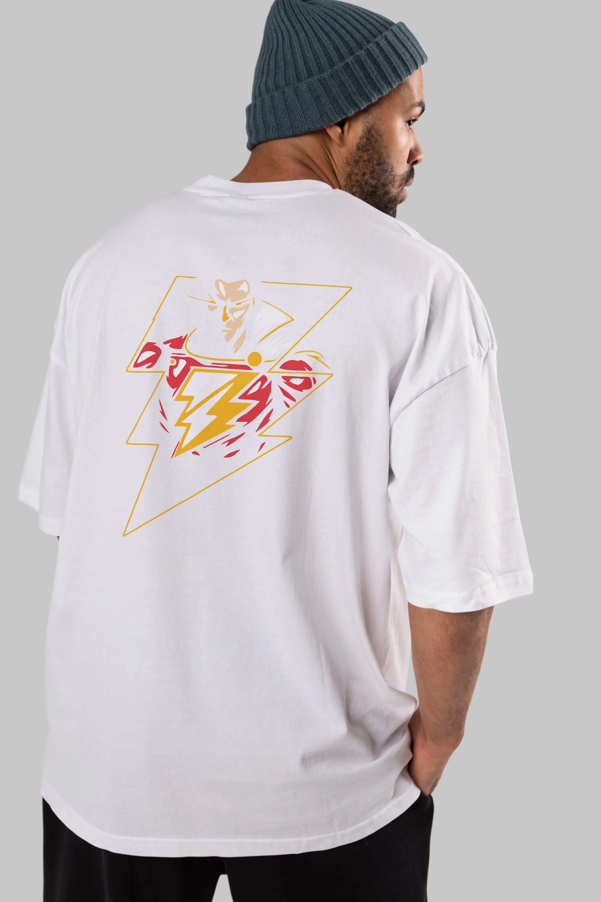 Flash Avengers (3) Arka Baskılı Oversize t-shirt Erkek Kadın Unisex %100 Pamuk Bisiklet Yaka tişort