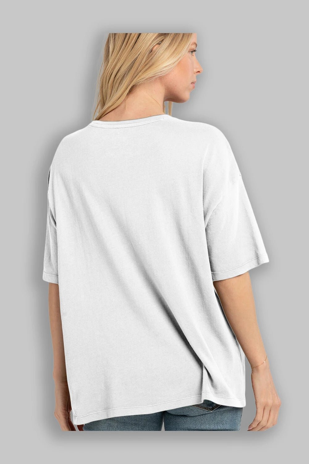 Criticism Streetwear Arka Baskılı Oversize t-shirt Erkek Kadın Unisex