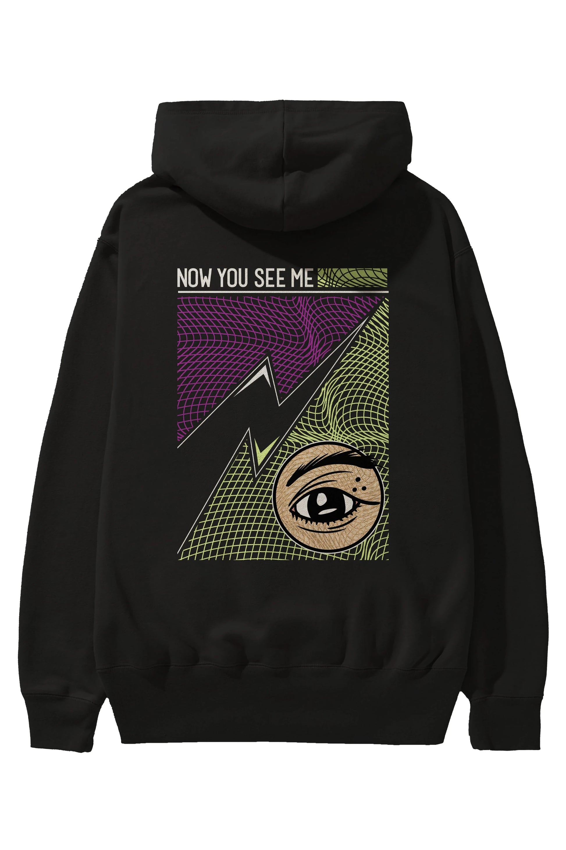 Now You See Me Arka Baskılı Hoodie Oversize Kapüşonlu Sweatshirt Erkek Kadın Unisex