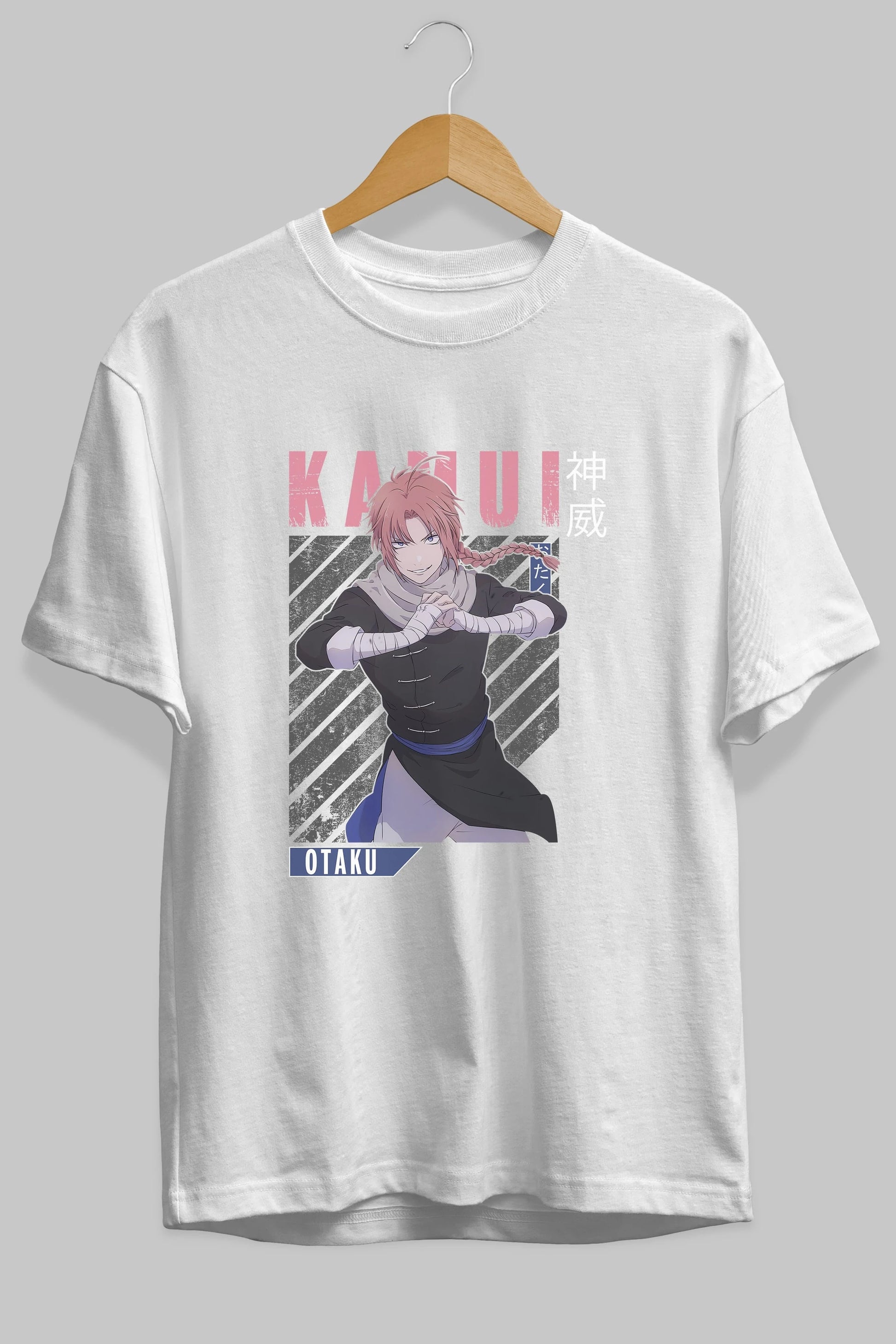Kamui GINTAMA Anime Ön Baskılı Oversize t-shirt %100 pamuk Erkek Kadın Unisex