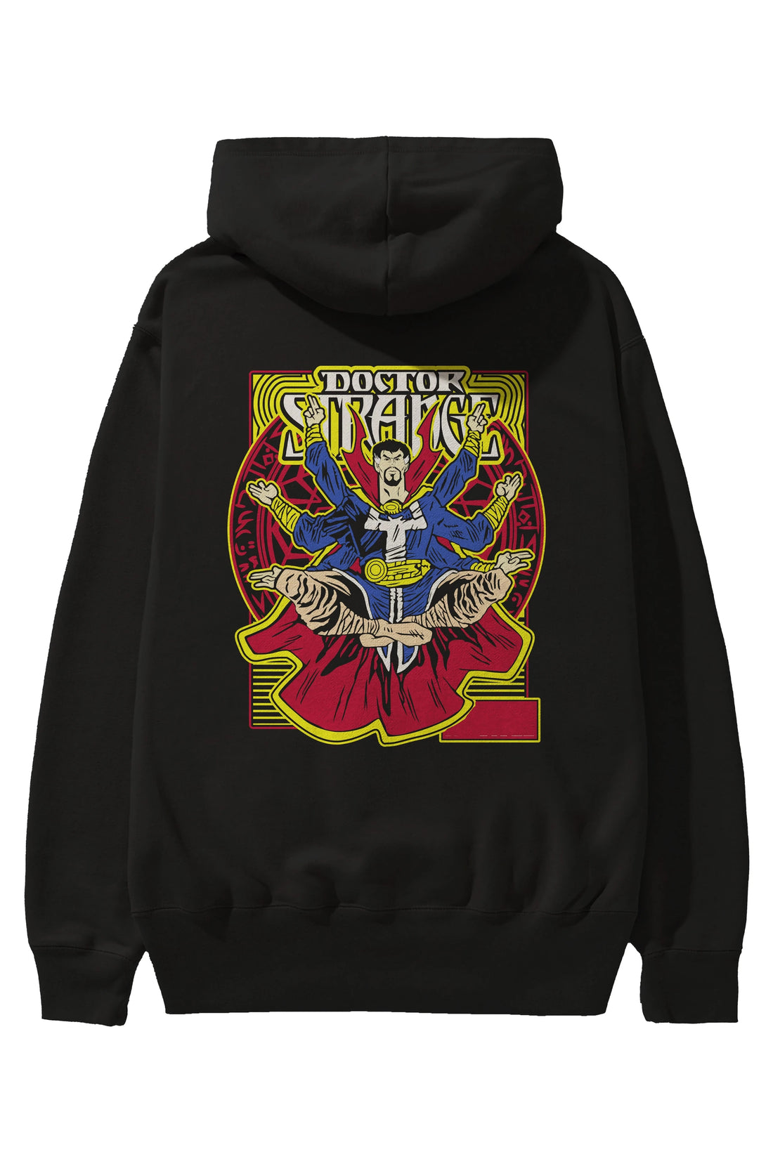 Doctor Strange (1) Arka Baskılı Hoodie Oversize Kapüşonlu Sweatshirt Erkek Kadın Unisex