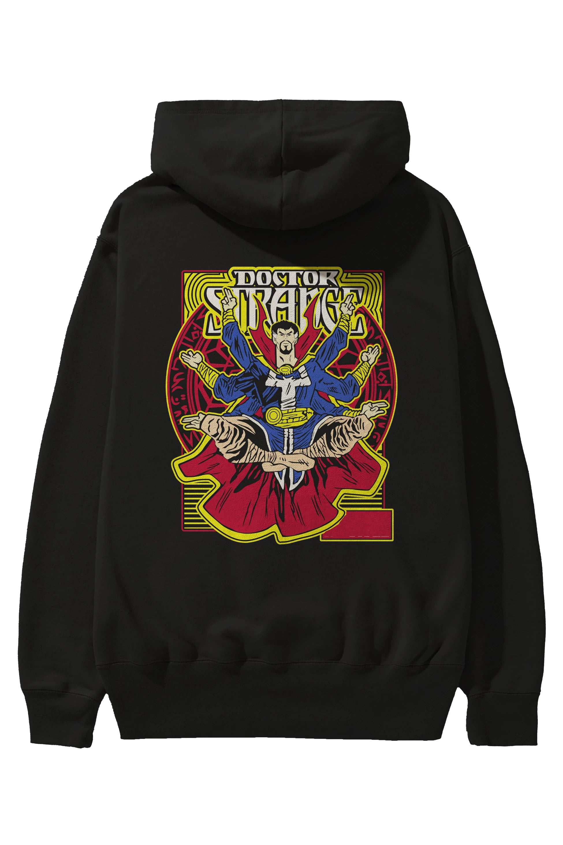 Doctor Strange (1) Arka Baskılı Hoodie Oversize Kapüşonlu Sweatshirt Erkek Kadın Unisex