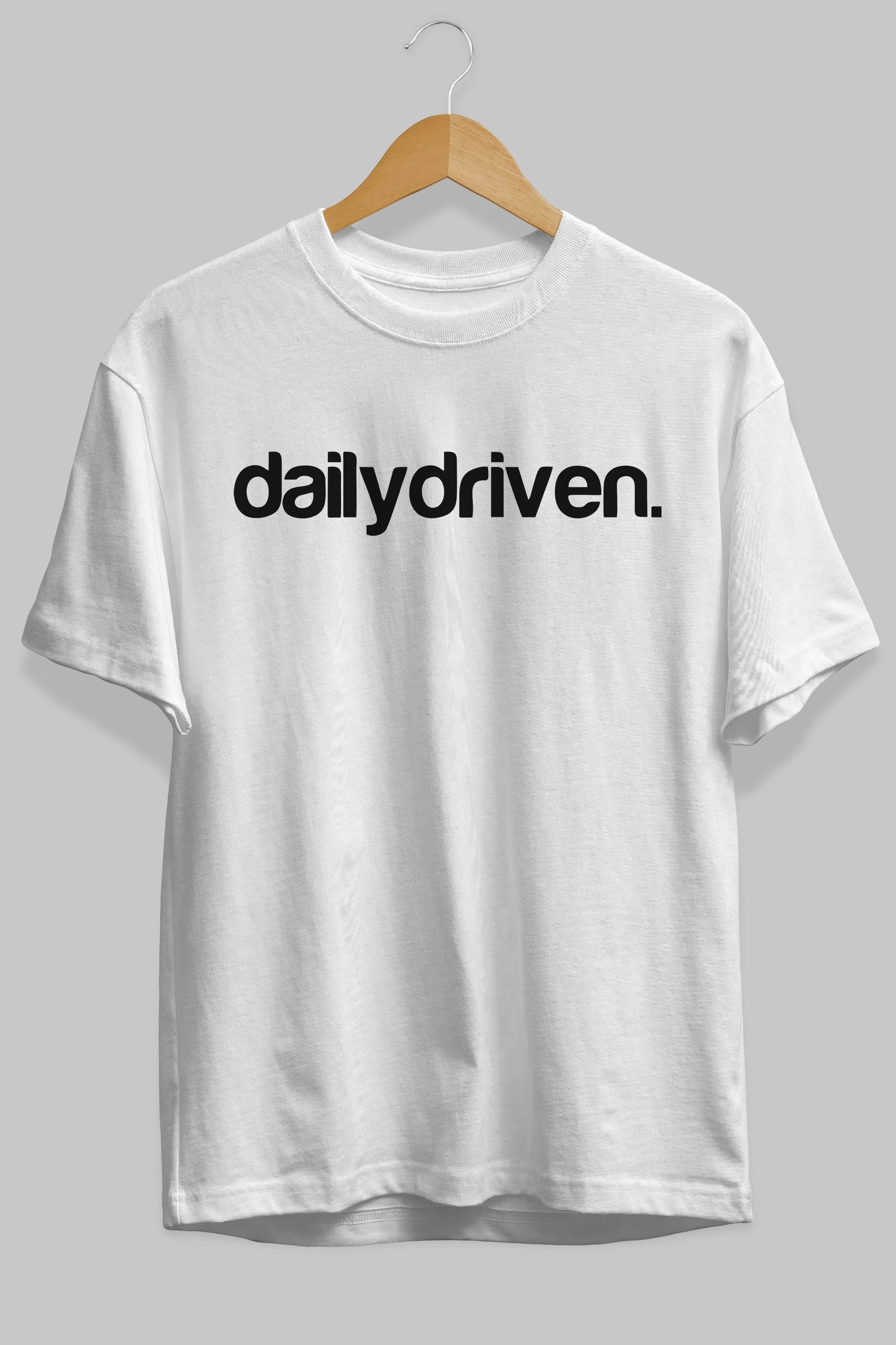 Dailydriven Ön Baskılı Oversize t-shirt %100 pamuk Erkek Kadın Unisex