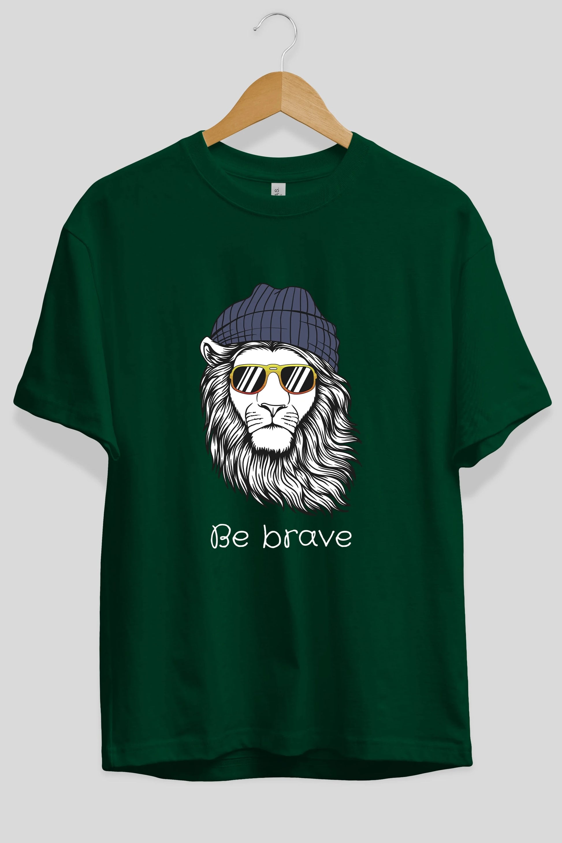 Be Brave Ön Baskılı Oversize t-shirt Erkek Kadın Unisex