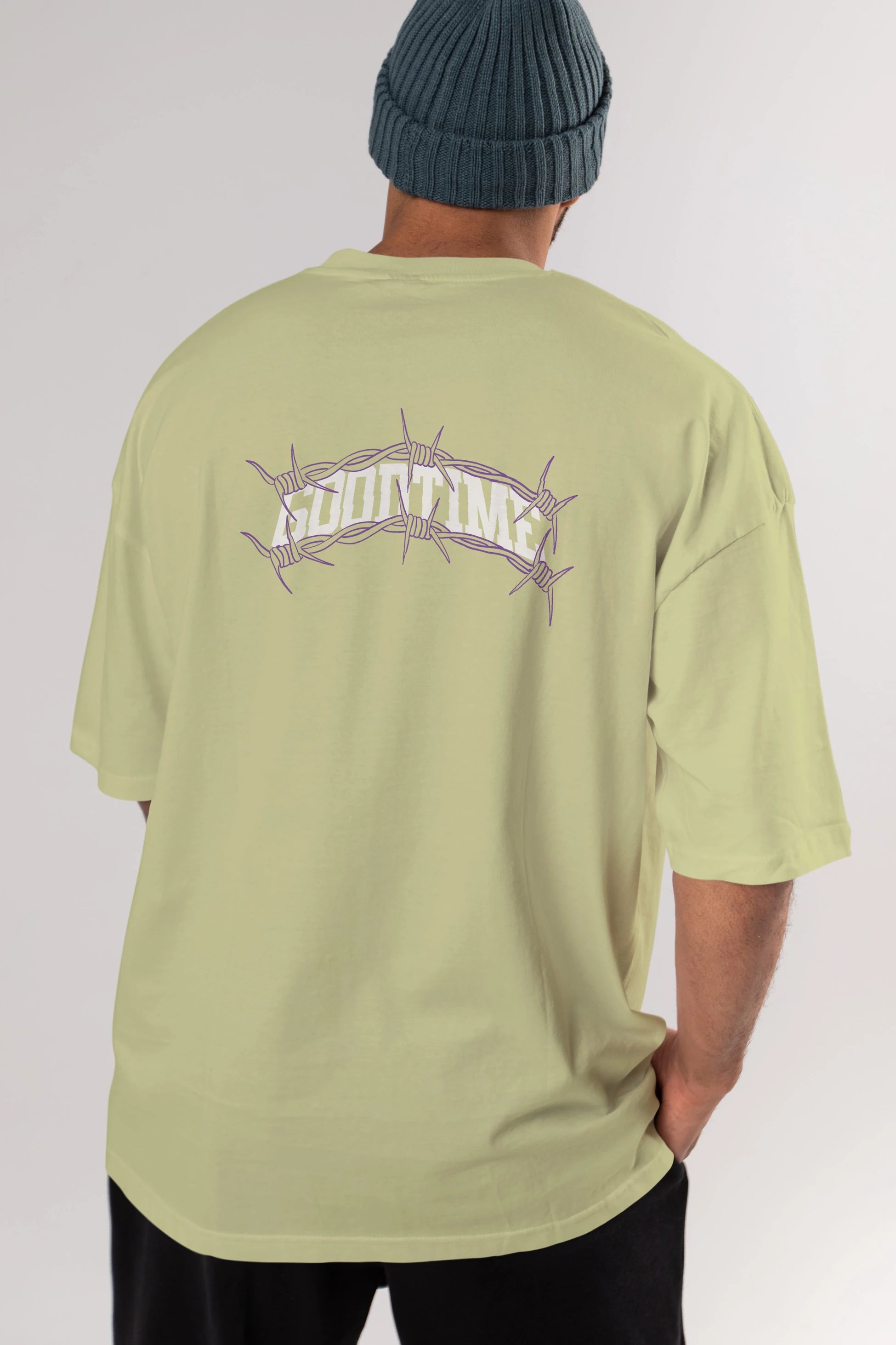 Good Time Arka Baskılı Oversize t-shirt Erkek Kadın Unisex