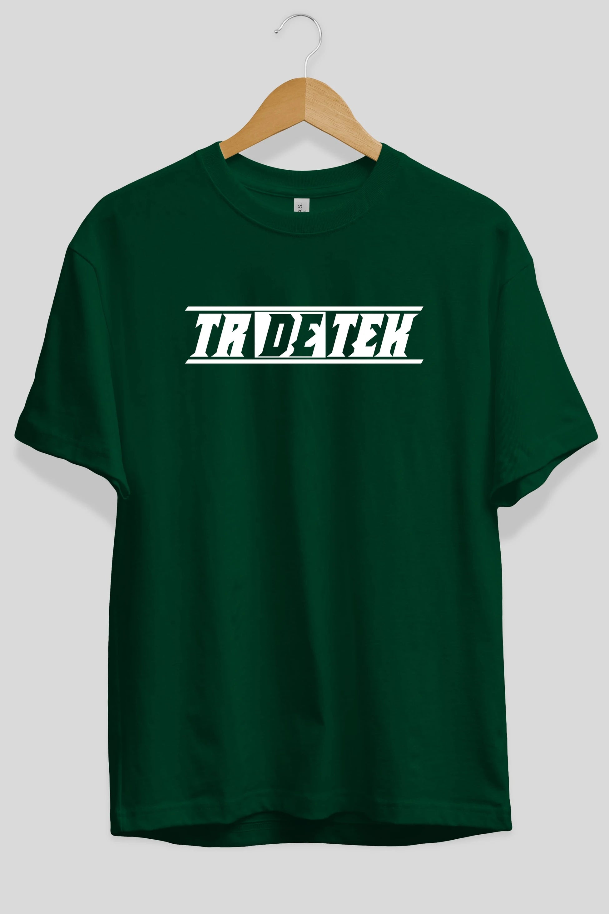 Tr De Tek Ön Baskılı Oversize t-shirt %100 pamuk Erkek Kadın Unisex