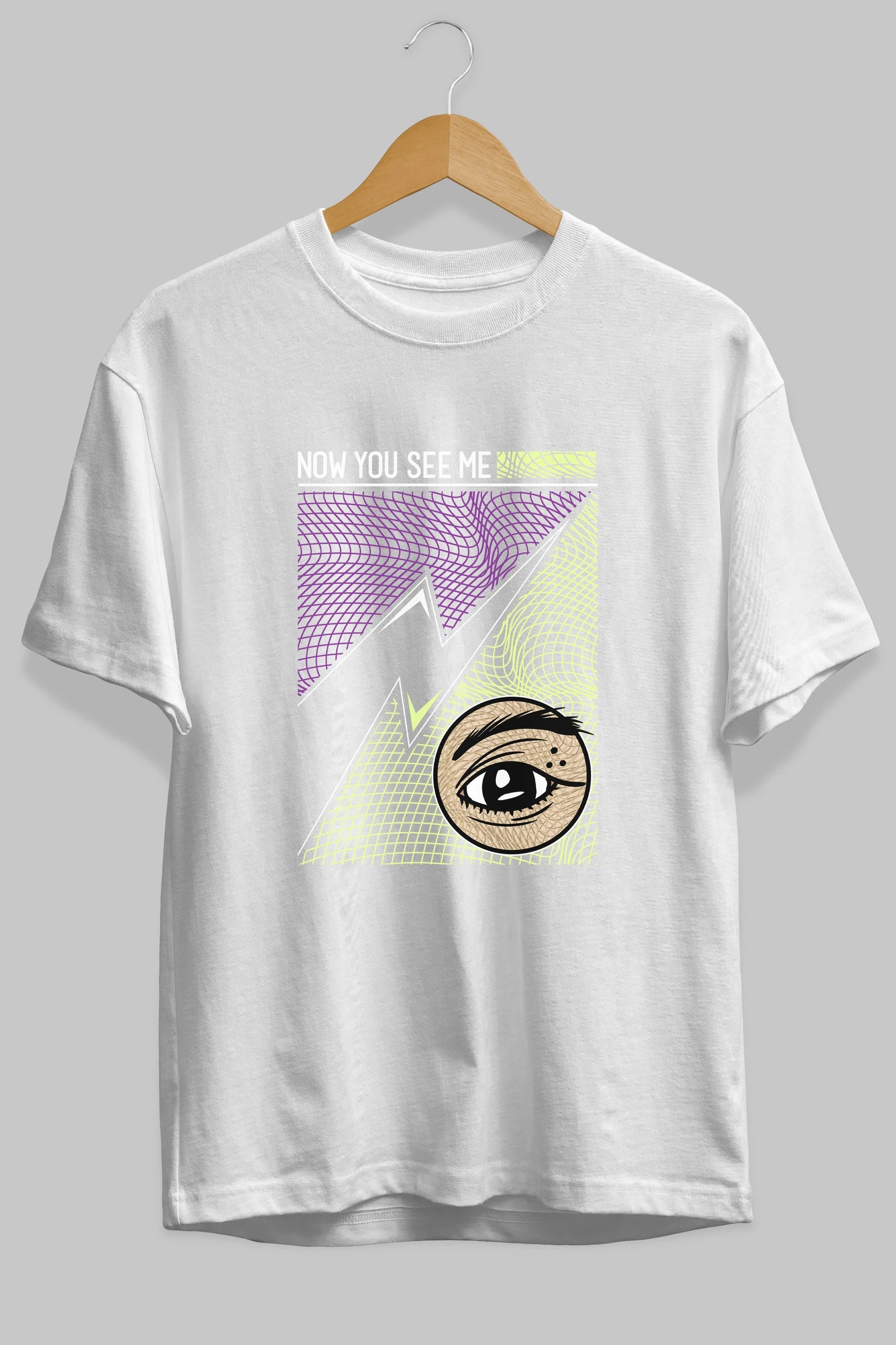 Now You See Me Ön Baskılı Oversize t-shirt Erkek Kadın Unisex