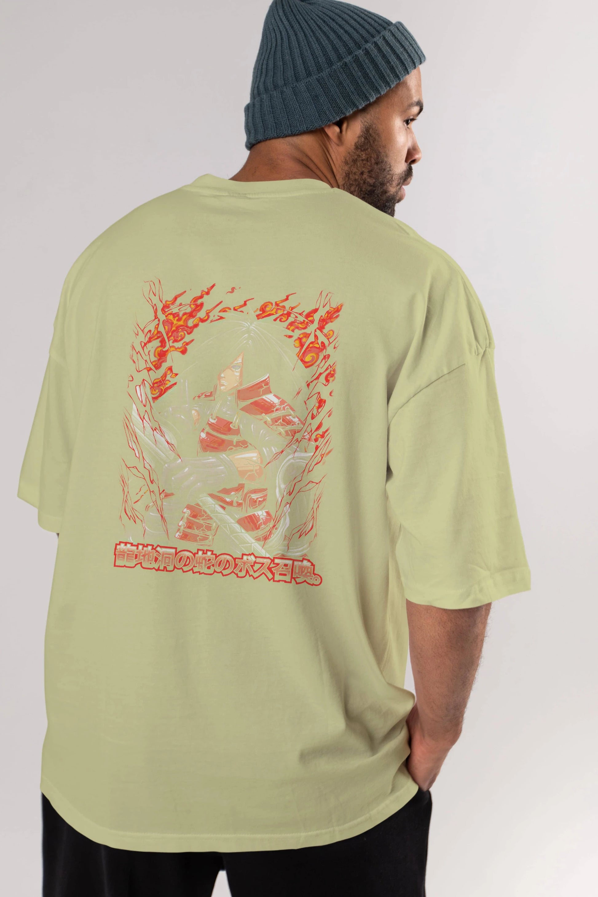 NARUTO (12) Anime Arka Baskılı Oversize t-shirt Erkek Kadın Unisex