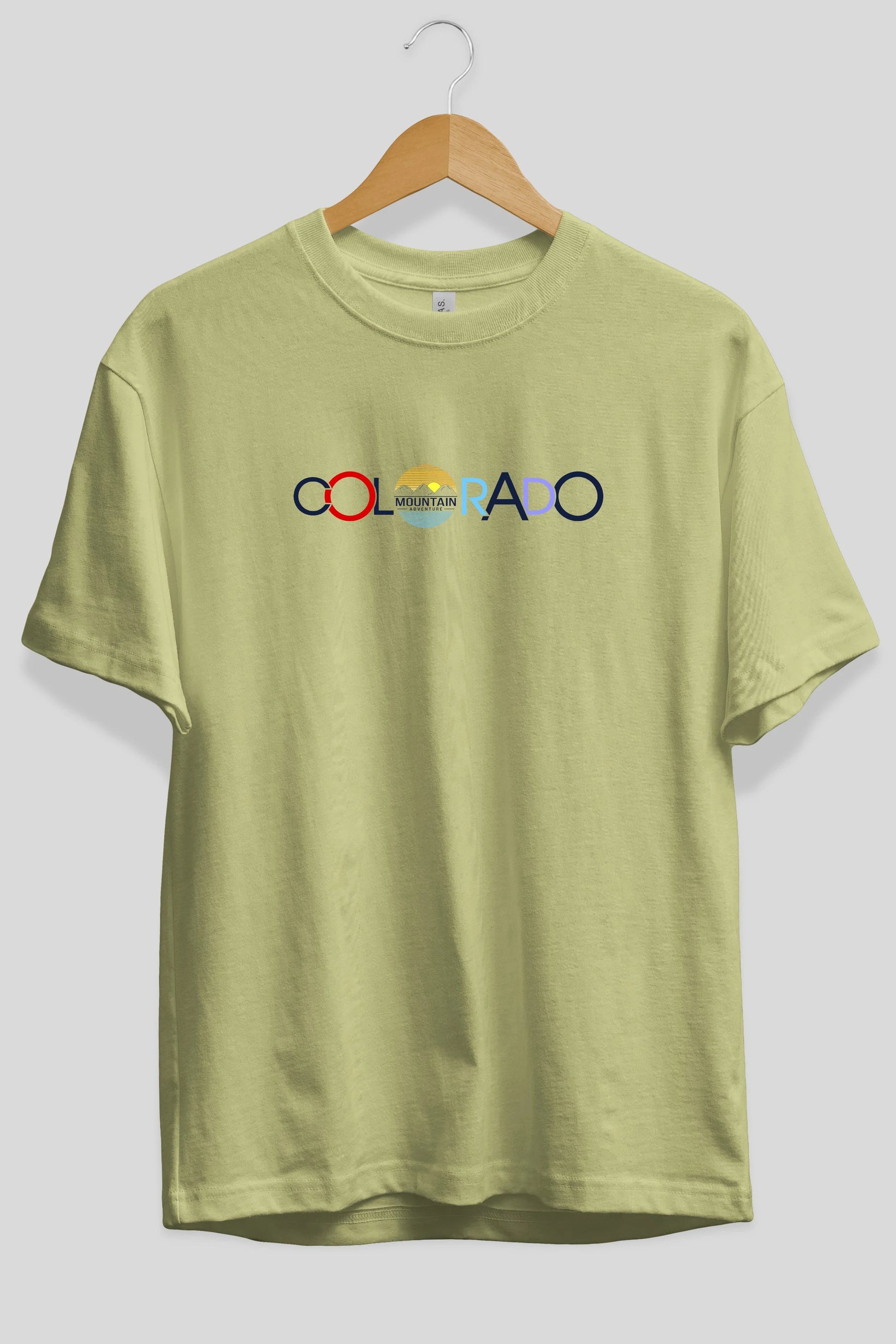 Colorado Ön Baskılı Oversize t-shirt Erkek Kadın Unisex