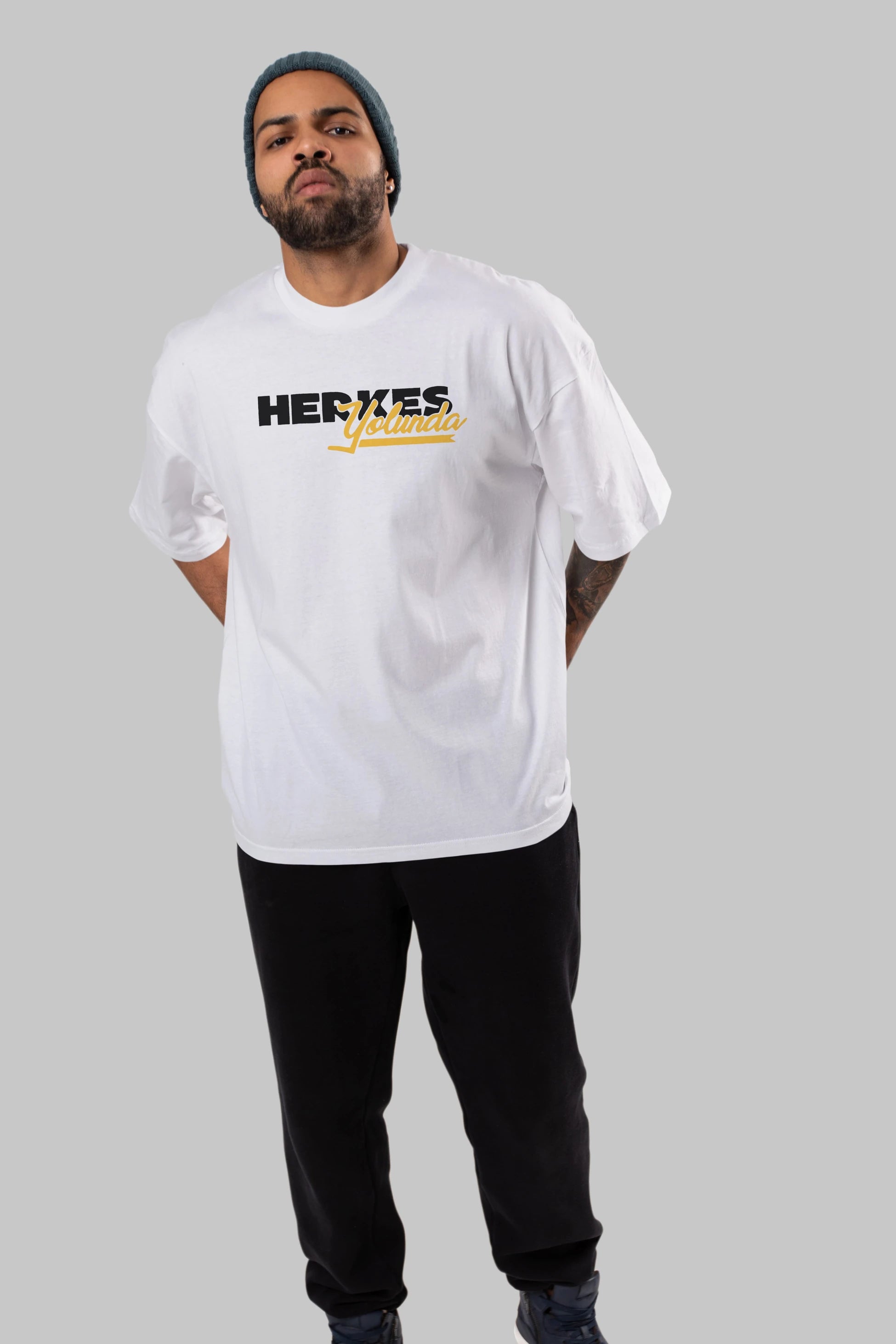 Herkes Yolunda Ön Baskılı Oversize t-shirt %100 pamuk Erkek Kadın Unisex