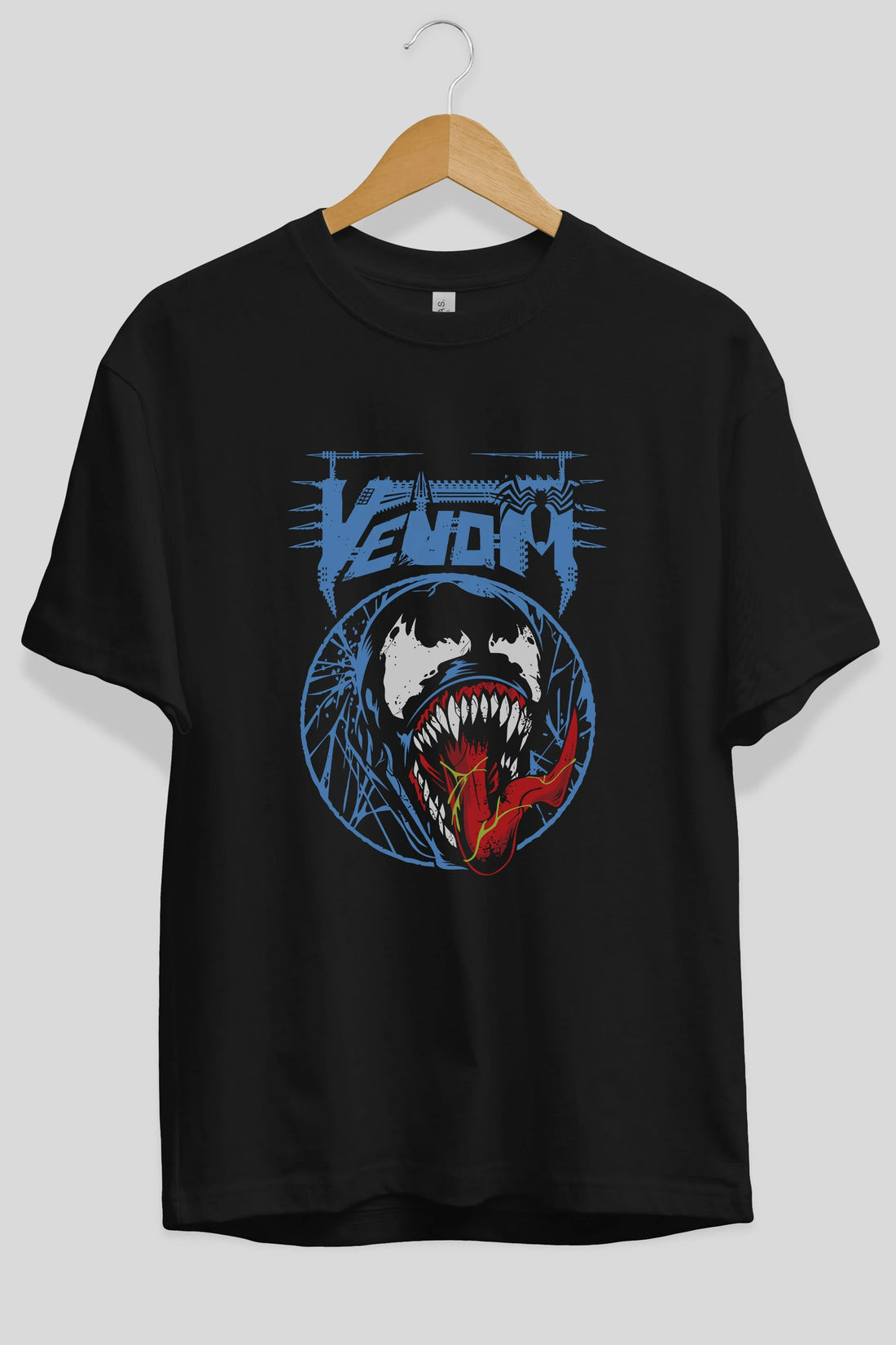 Venom (23) Ön Baskılı Oversize t-shirt Erkek Kadın Unisex %100 Pamuk Bisiklet Yaka tişort