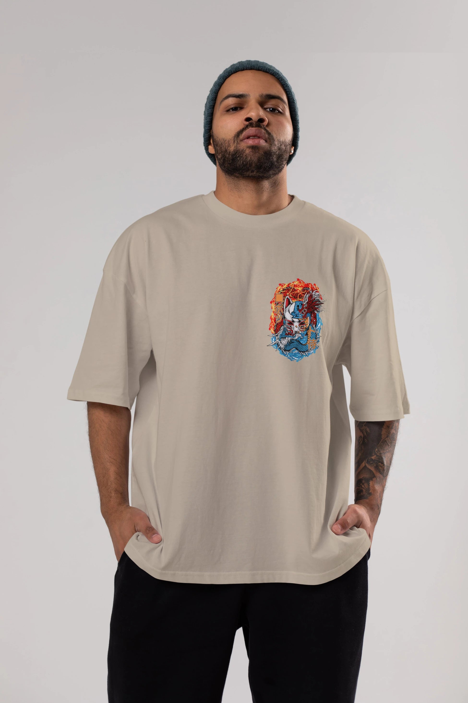 ONE PIECE (7) Ön Sol Baskılı Oversize t-shirt Erkek Kadın Unisex %100 Pamuk Bisiklet Yaka tişort