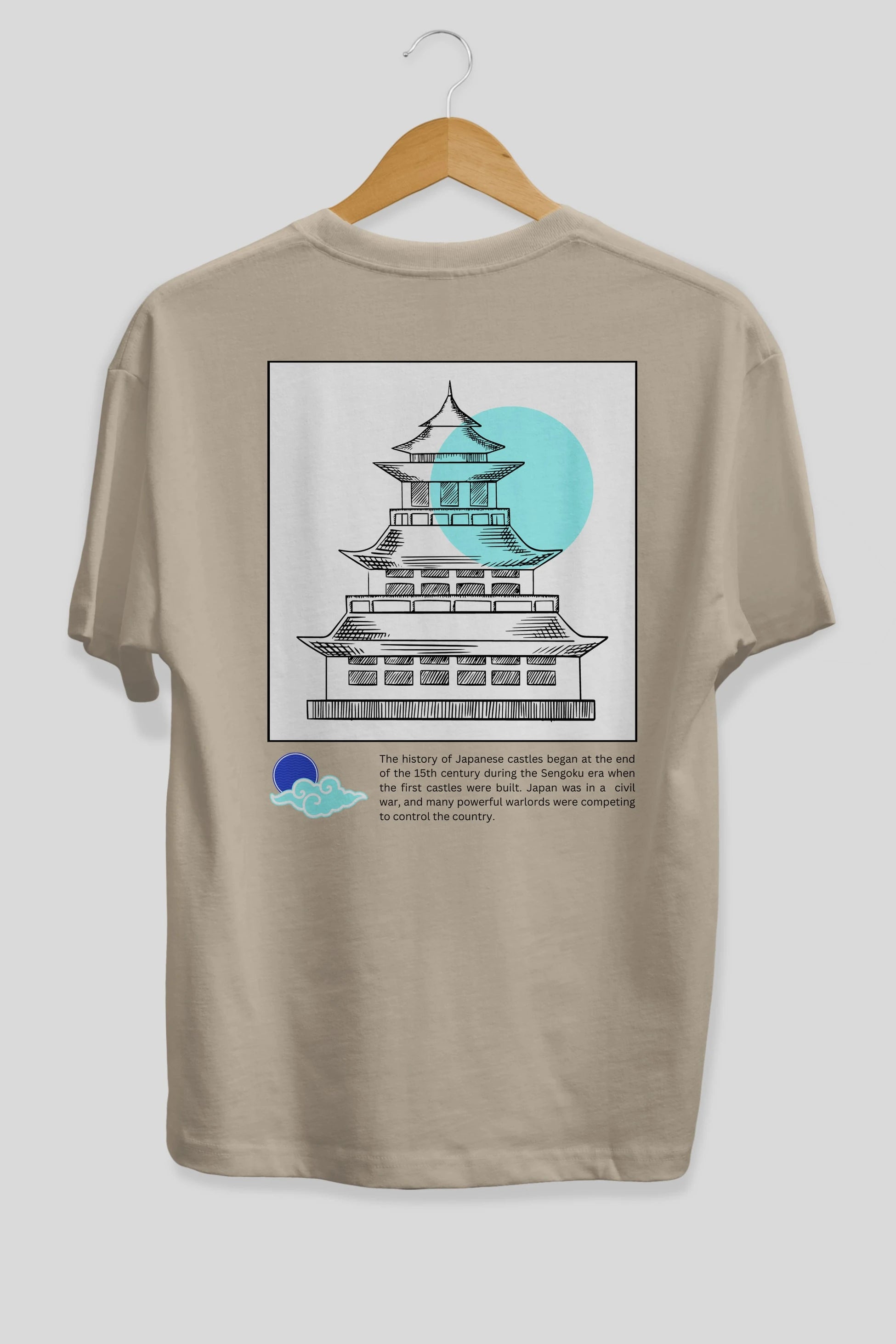 Japan Streetwear Arka Baskılı Oversize t-shirt Erkek Kadın Unisex