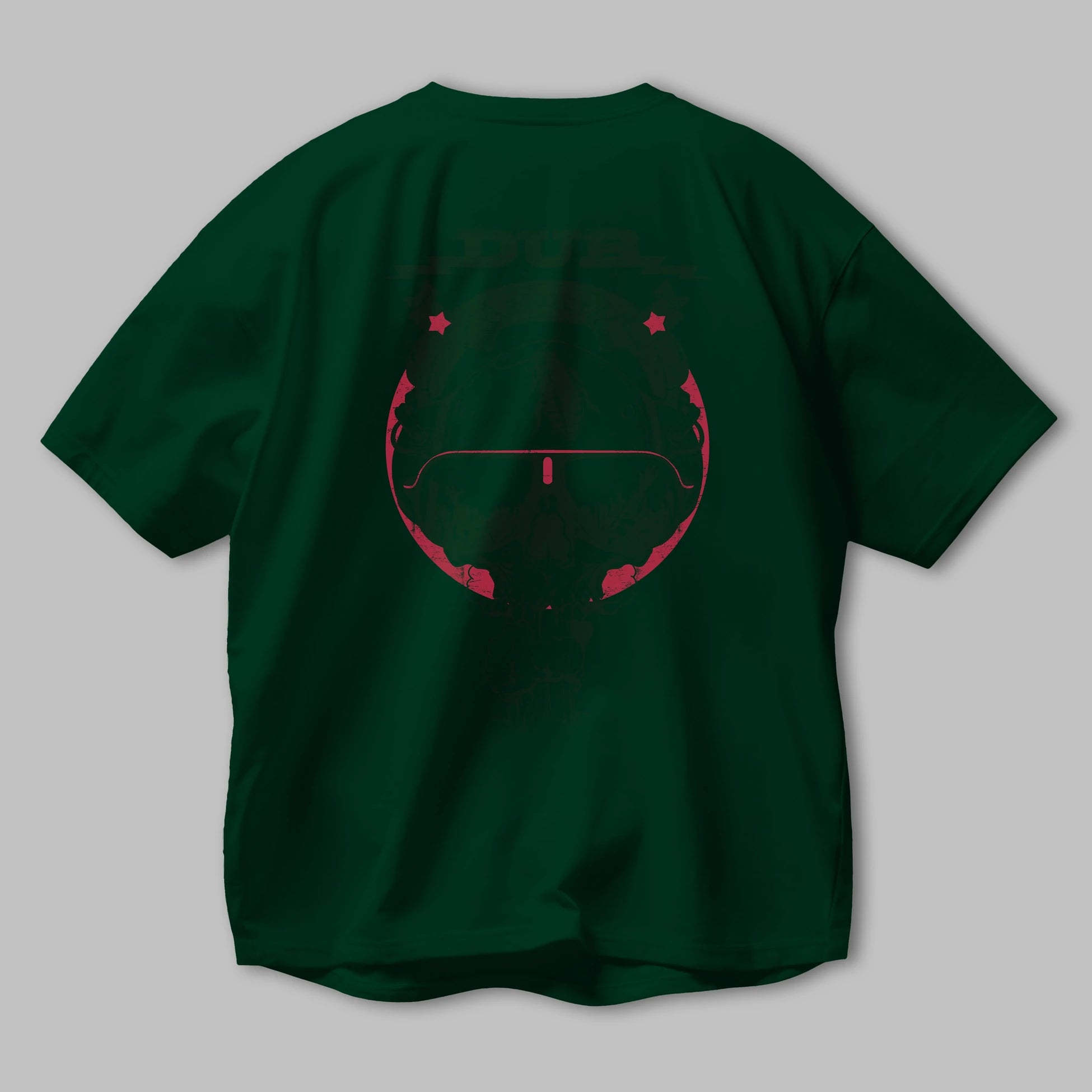 Dub Addict Arka Baskılı Oversize t-shirt Erkek Kadın Unisex