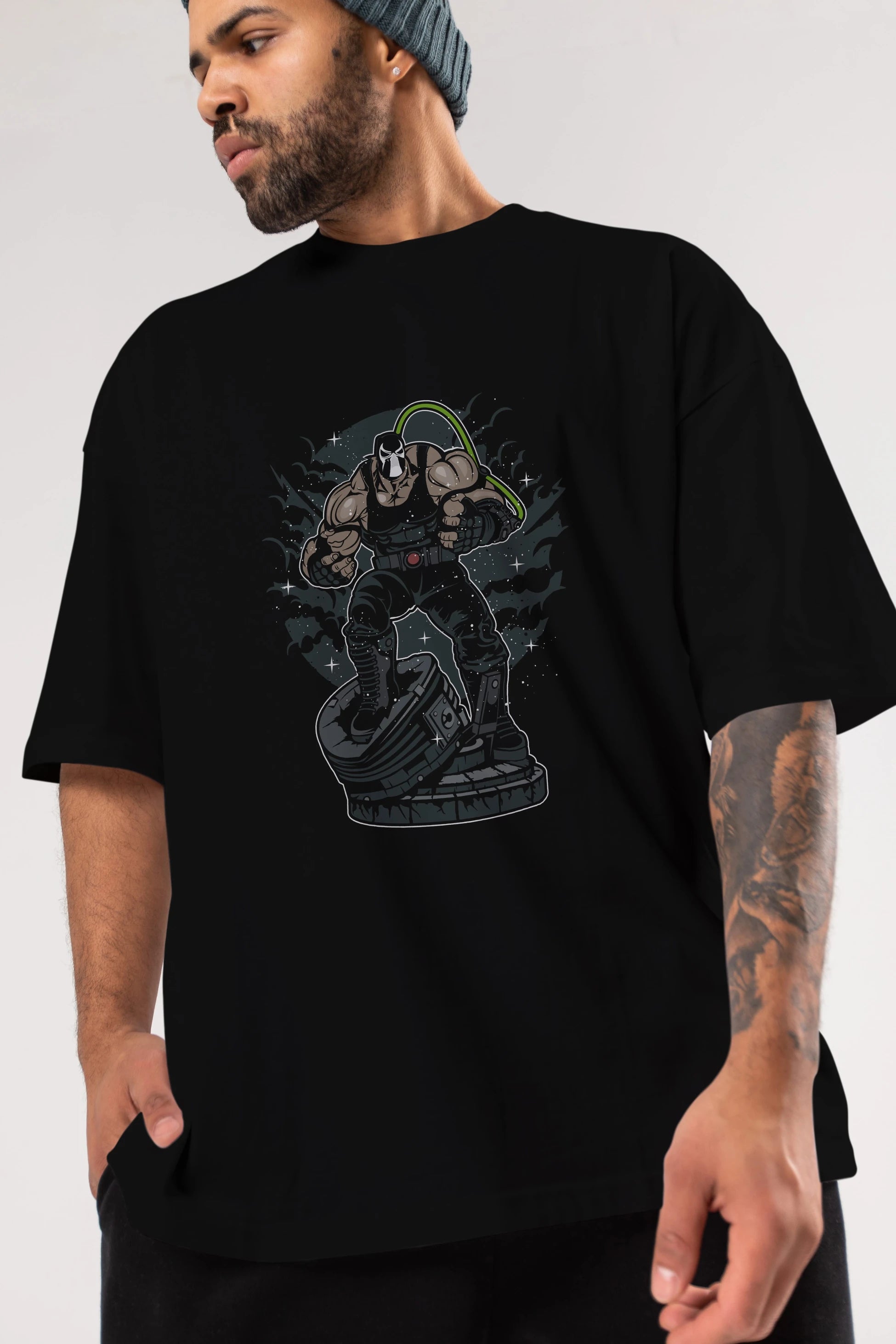 Bane (2) Ön Baskılı Oversize t-shirt Erkek Kadın Unisex %100 Pamuk tişort