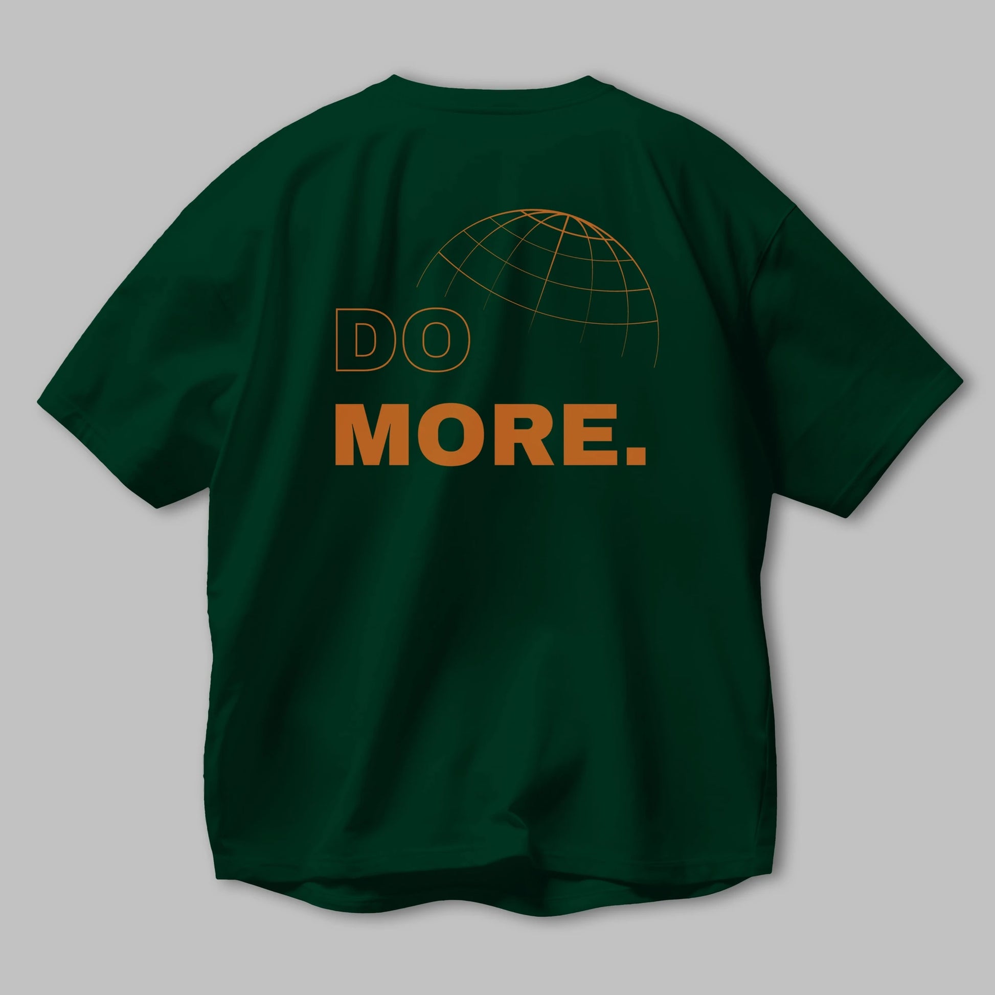 Do More Yazılı Arka Baskılı Oversize t-shirt Erkek Kadın Unisex