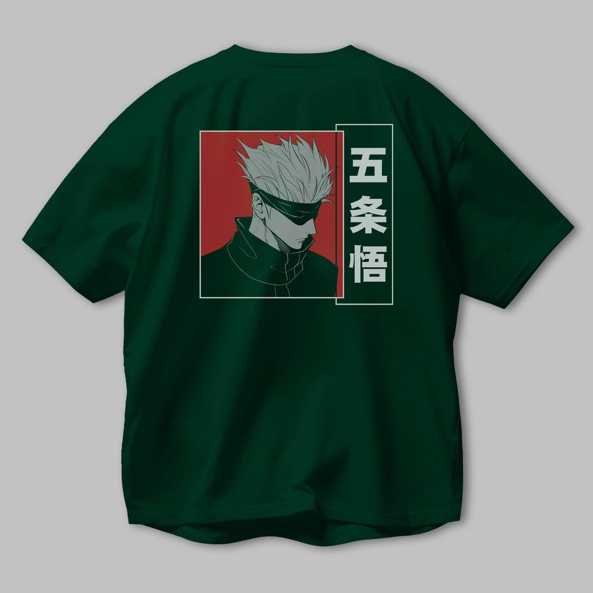 JUJUTSU KAISEN 2 Anime Arka Baskılı Oversize t-shirt Erkek Kadın Unisex