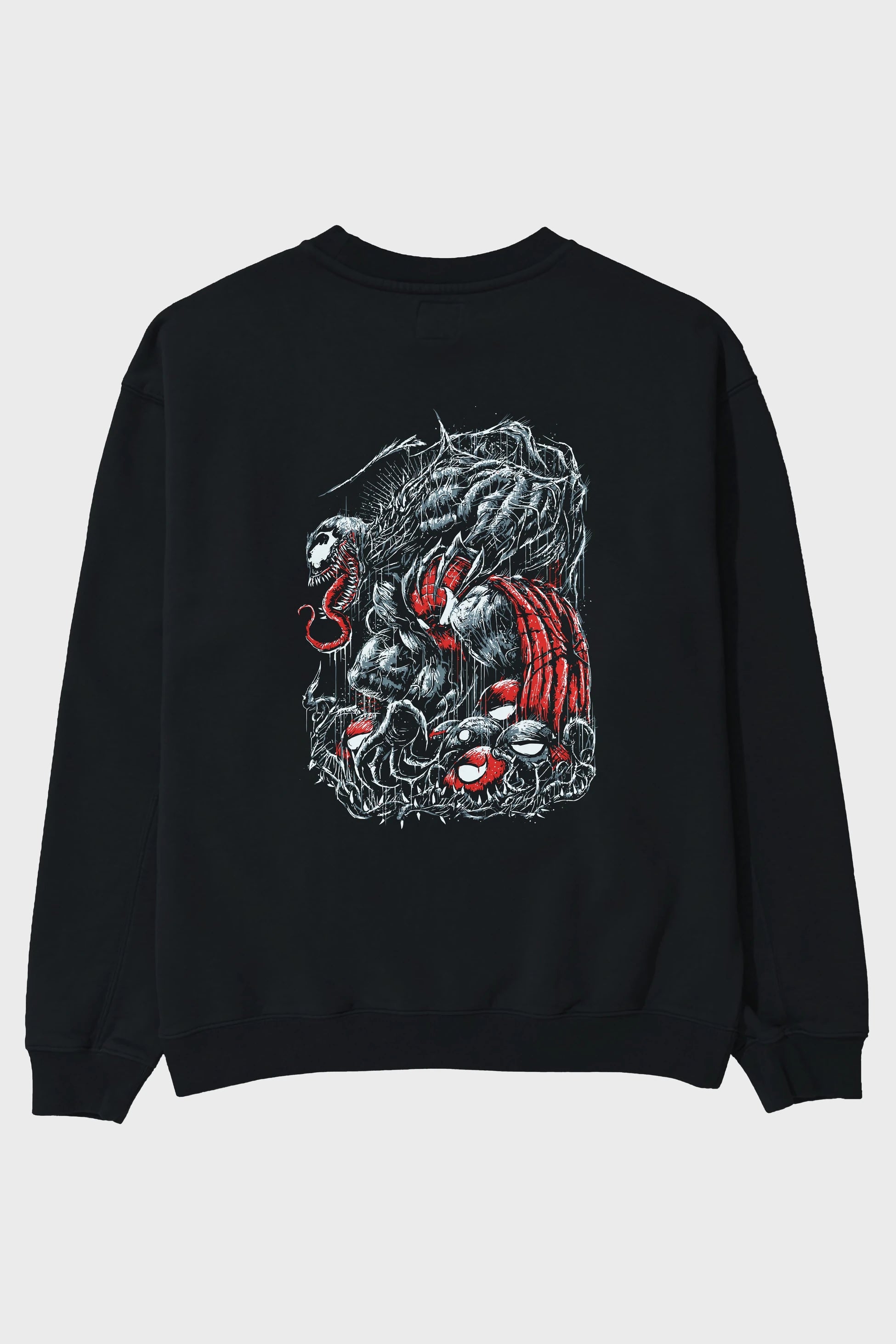 Venom (14) Arka Baskılı Oversize Sweatshirt Erkek Kadın Unisex