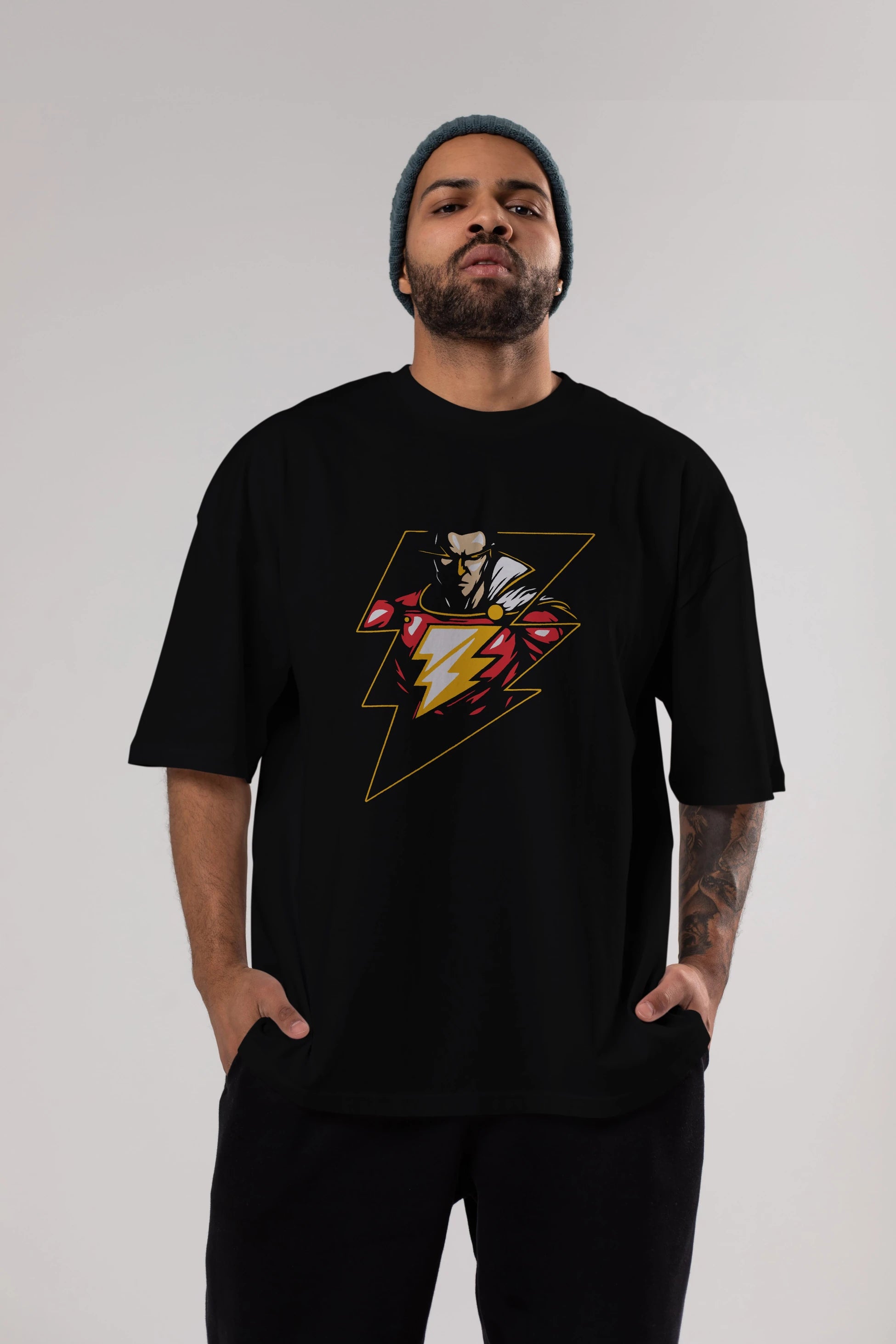 Flash Avengers (3) Ön Baskılı Oversize t-shirt Erkek Kadın Unisex %100 Pamuk Bisiklet Yaka tişort