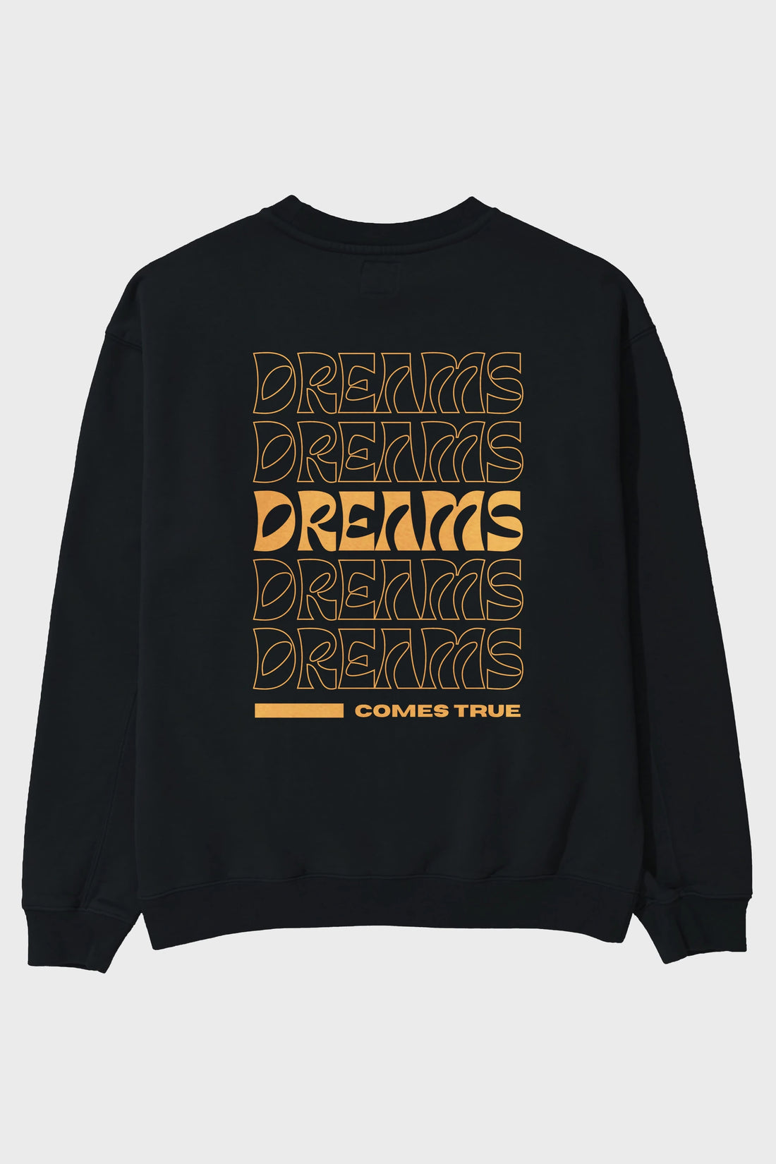 Dreams Yazılı Arka Baskılı Oversize Sweatshirt Erkek Kadın Unisex