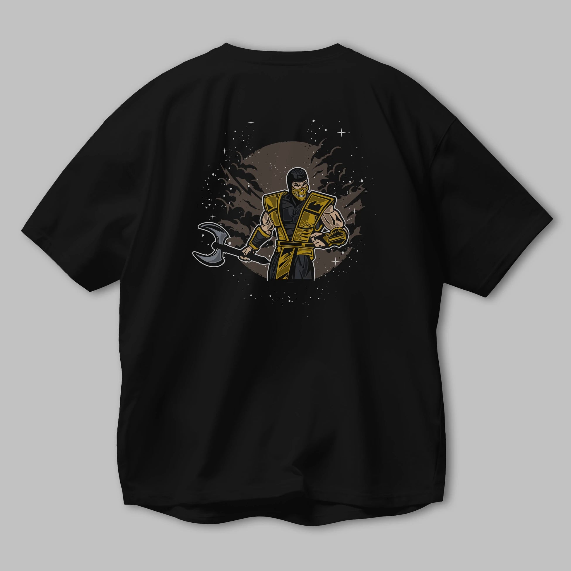 SCORPION Arka Baskılı Oversize t-shirt Erkek Kadın Unisex %100 Pamuk