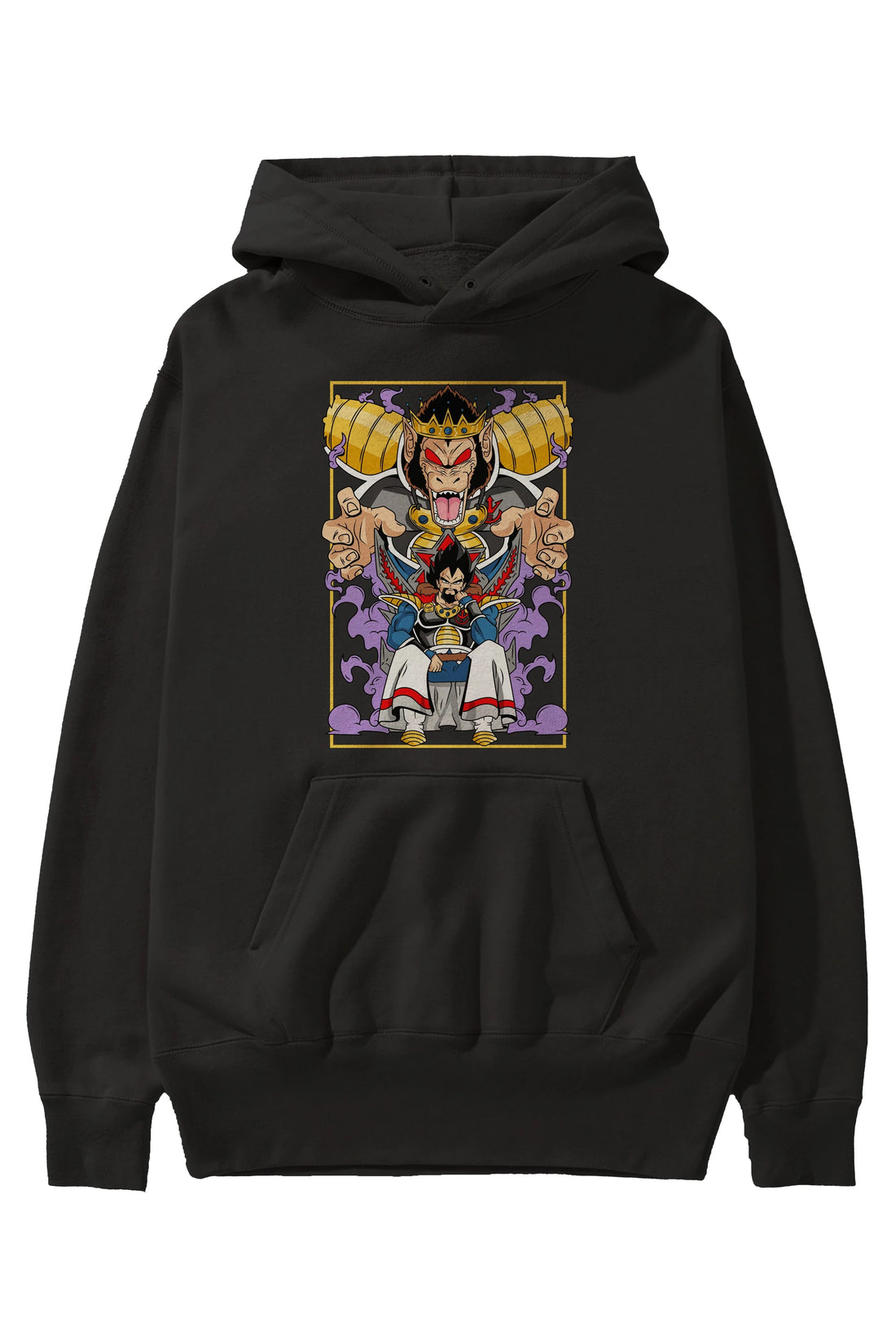 DragonBall ReyVegeta Anime Ön Baskılı Hoodie Oversize Kapüşonlu Sweatshirt Erkek Kadın Unisex