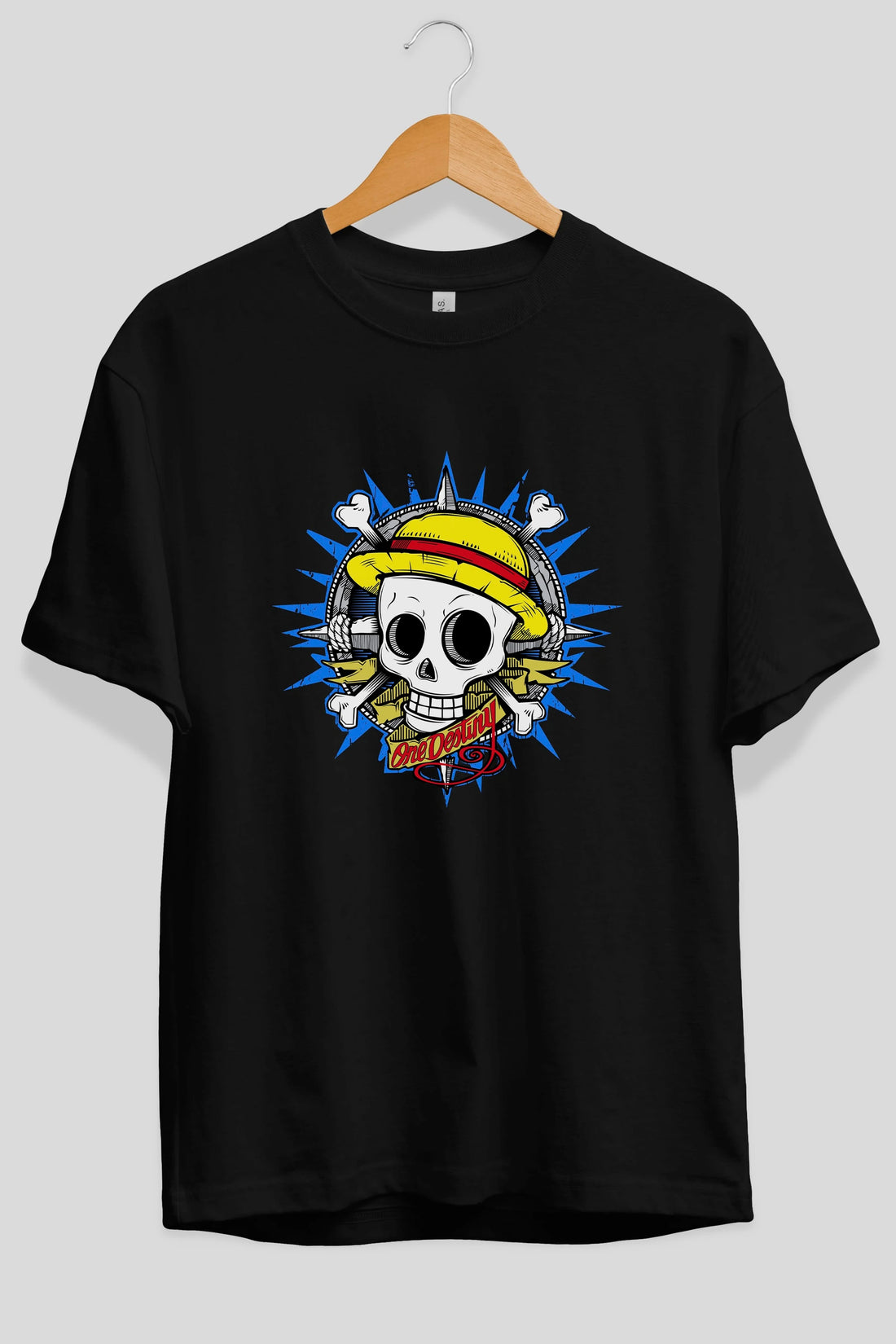 One destiny Anime Ön Baskılı Oversize t-shirt Erkek Kadın Unisex