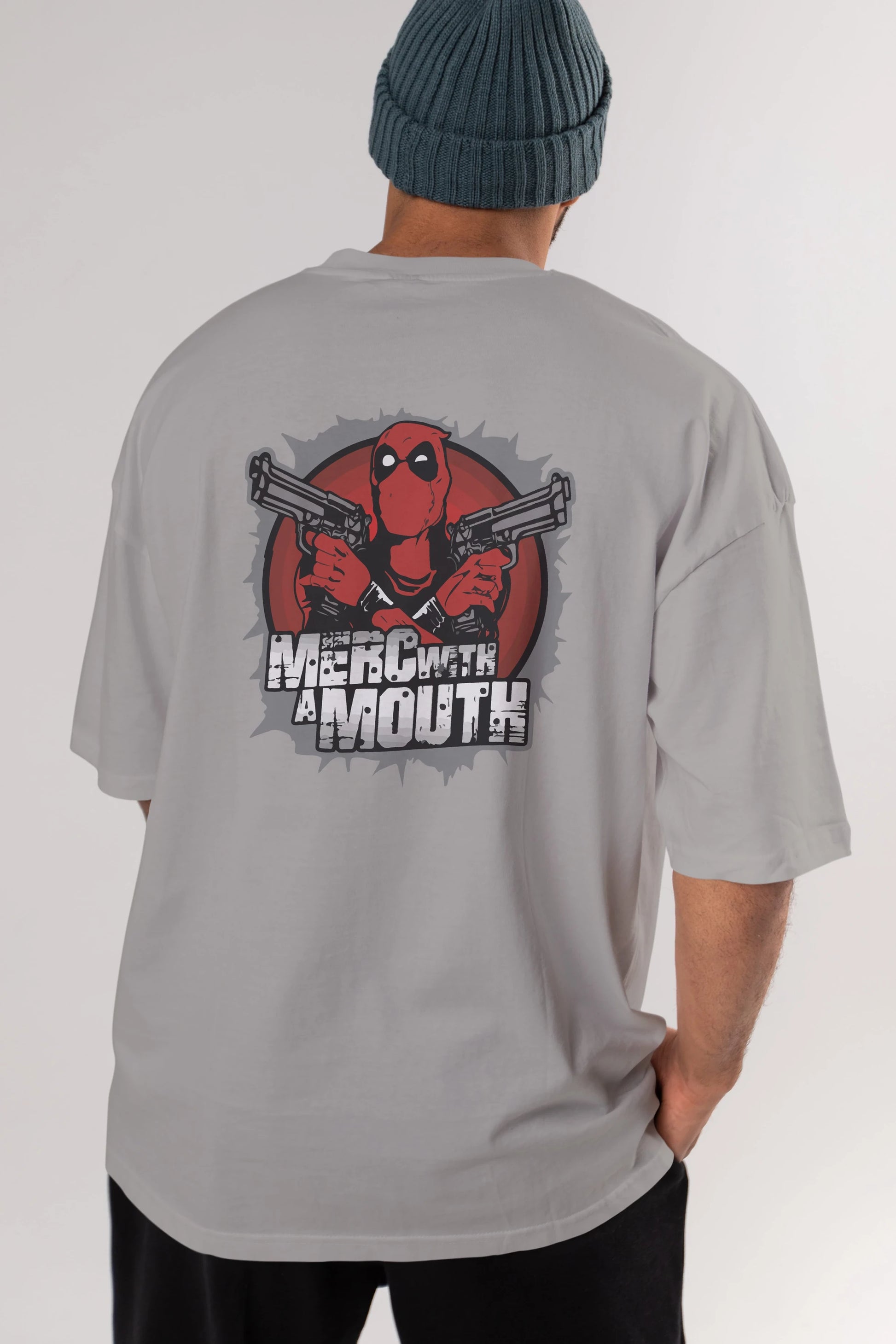 Deadpool (13) Arka Baskılı Oversize t-shirt Erkek Kadın Unisex %100 Pamuk Bisiklet Yaka tişort
