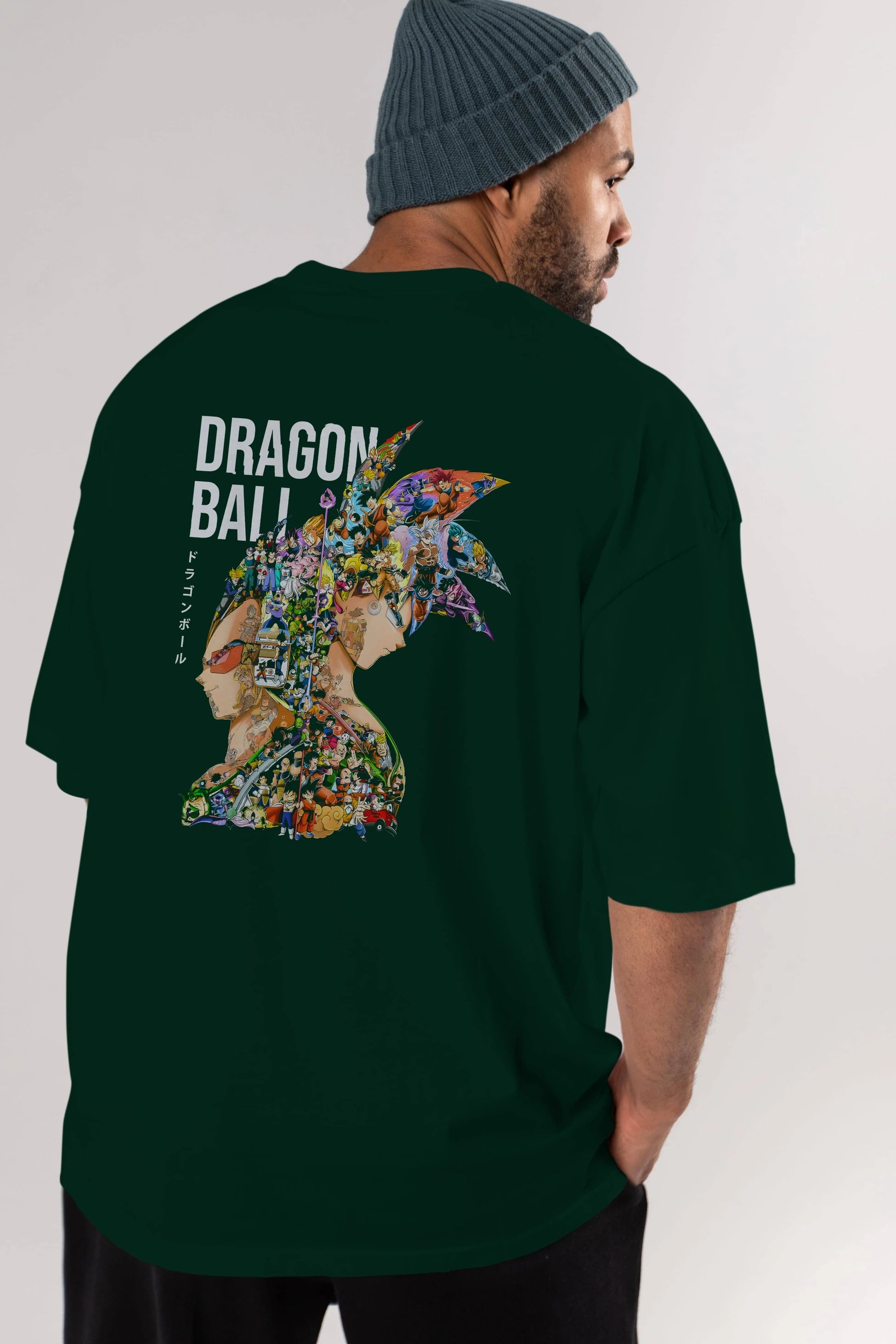 DRAGON BALL ART (5) Anime Arka Baskılı Oversize t-shirt Erkek Kadın Unisex