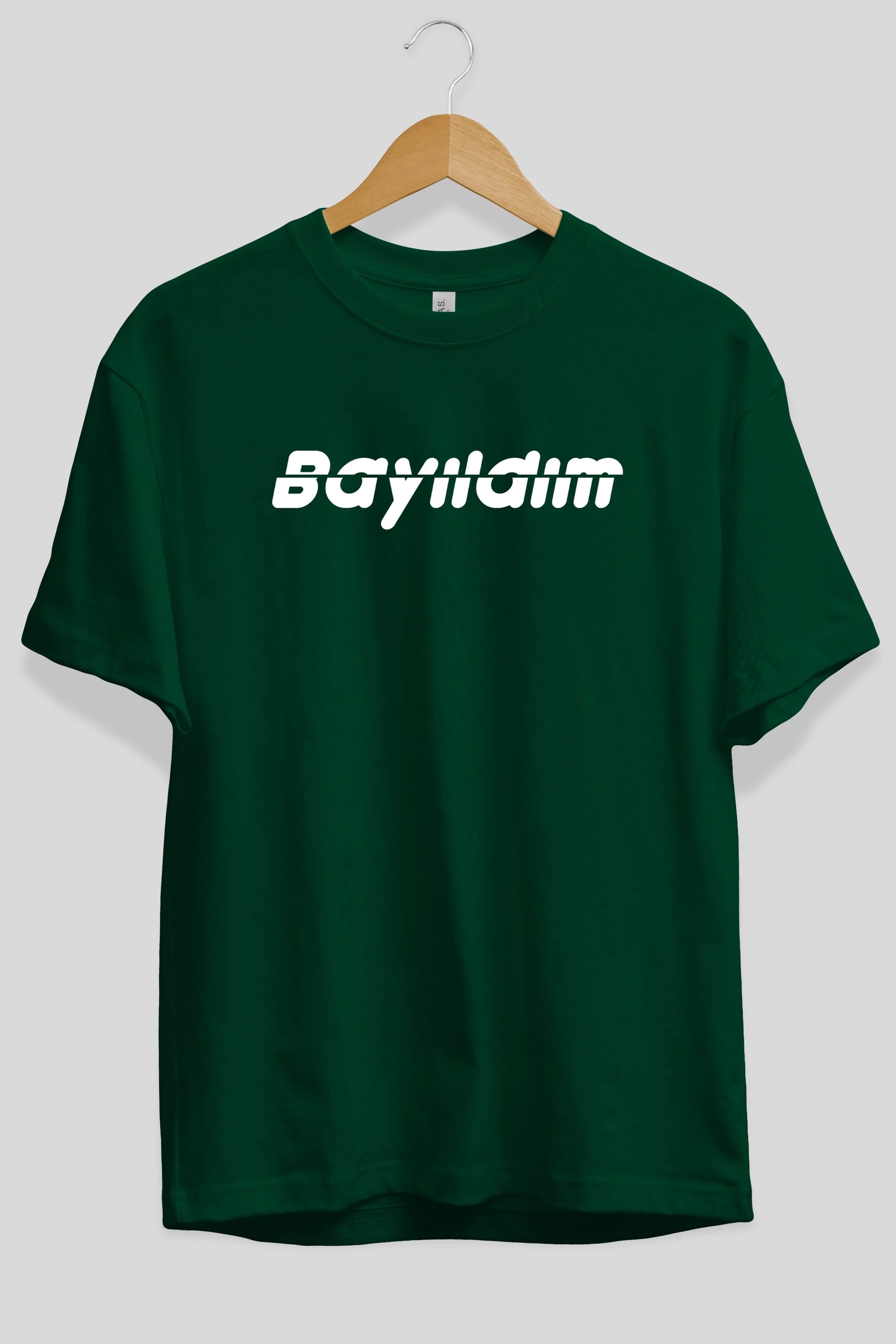 Bayıldım Ön Baskılı Oversize t-shirt %100 pamuk Erkek Kadın Unisex