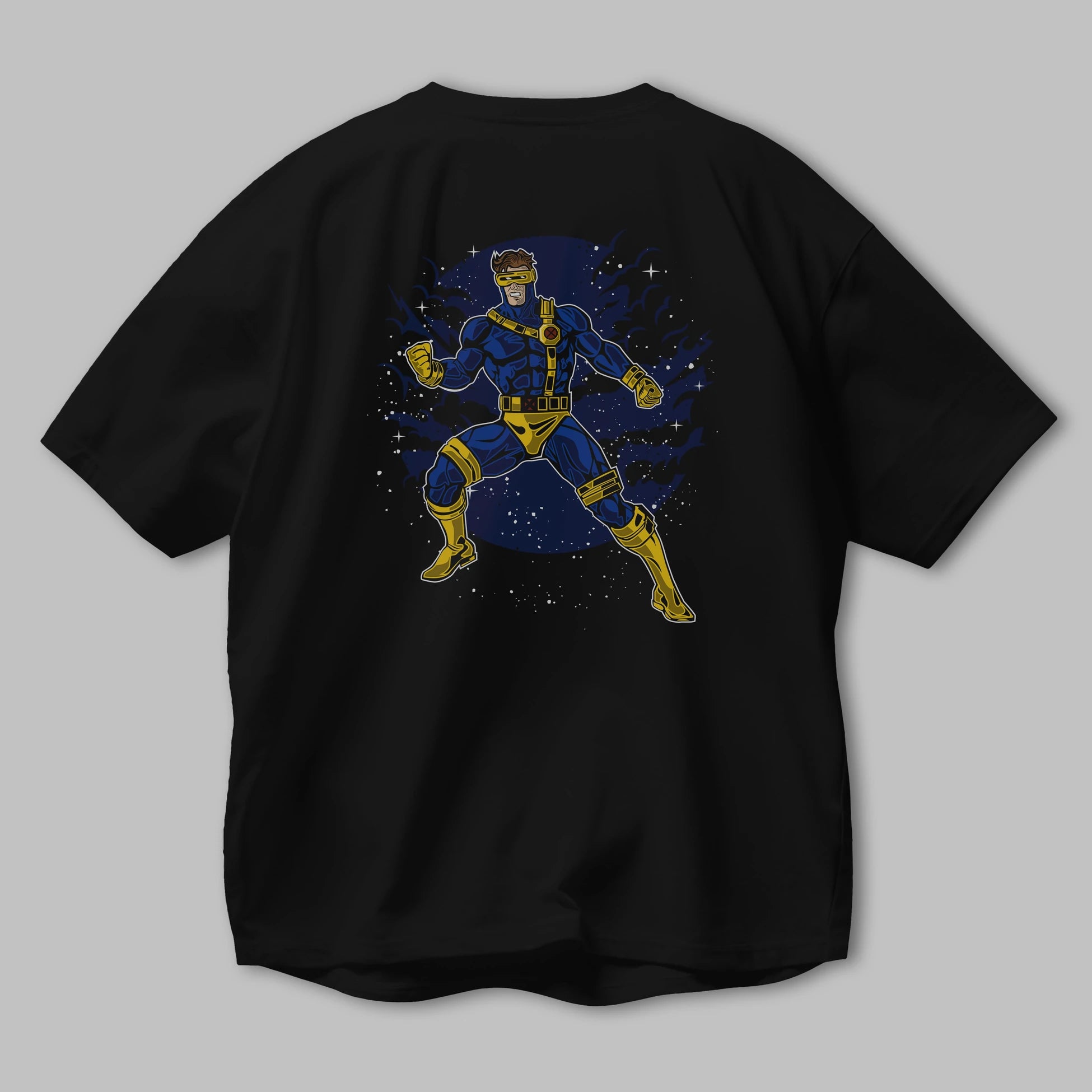 CYCLOPS Arka Baskılı Oversize t-shirt Erkek Kadın Unisex %100 Pamuk