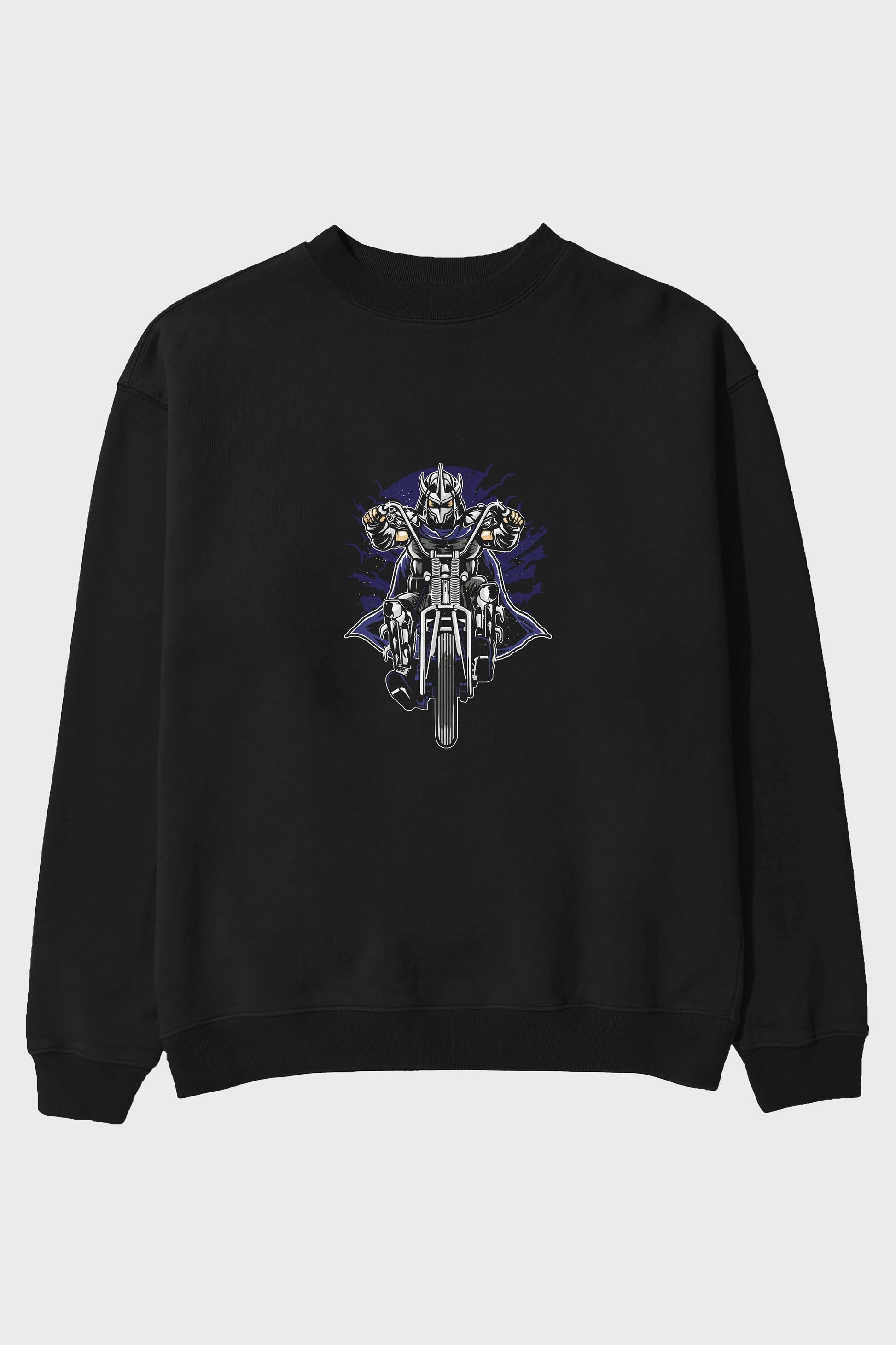 Shred Chopper Ön Baskılı Oversize Sweatshirt Erkek Kadın Unisex