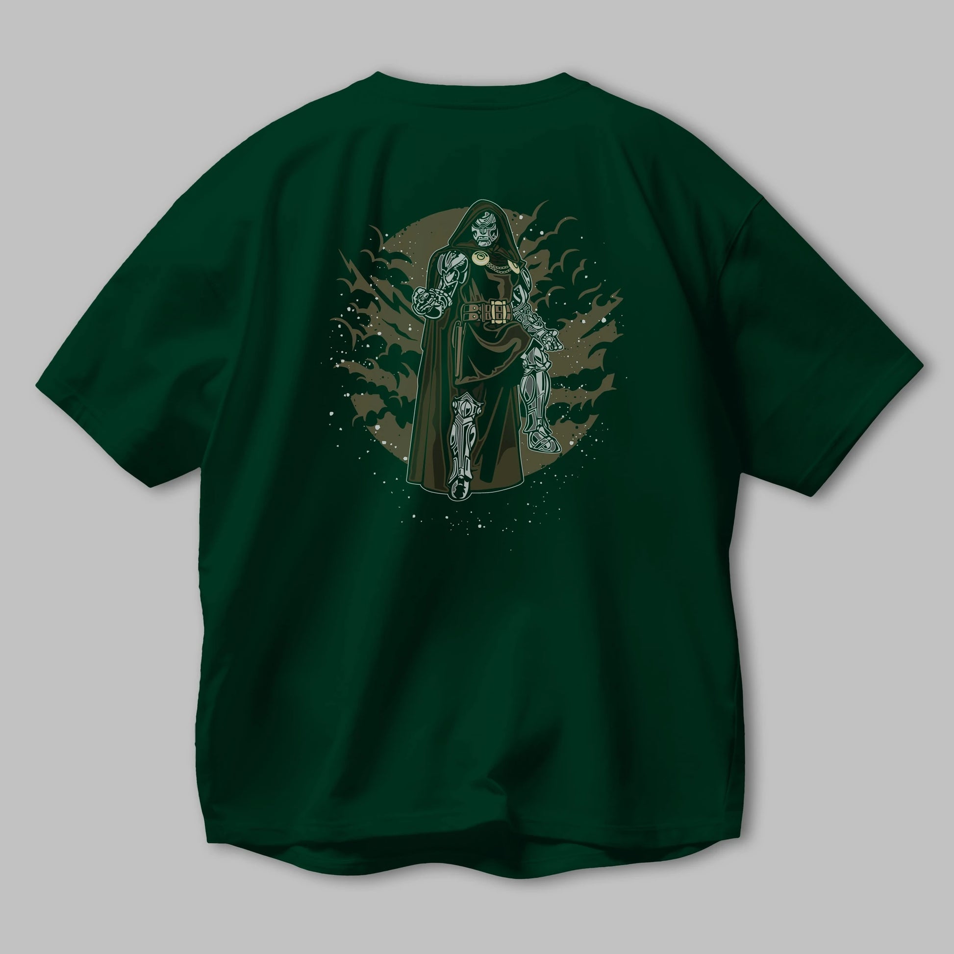 DOCTER DOOM Arka Baskılı Oversize t-shirt Erkek Kadın Unisex %100 Pamuk