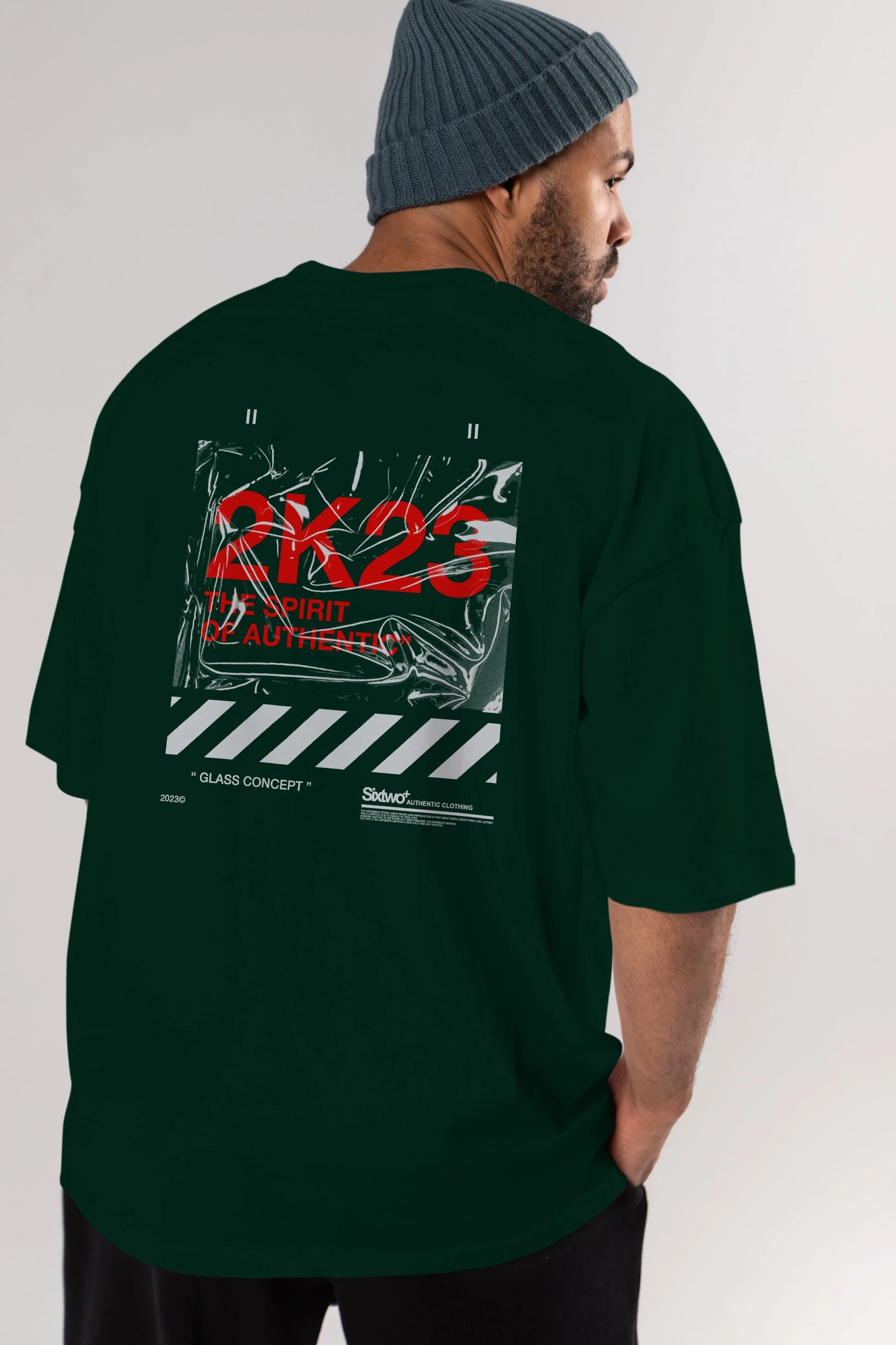 The Spirit Arka Baskılı Oversize t-shirt Erkek Kadın Unisex