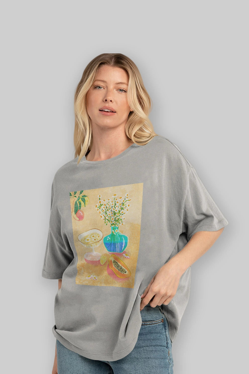 Cheers 2 Ön Baskılı Oversize t-shirt Erkek Kadın Unisex %100 Pamuk Bisiklet Yaka tişort