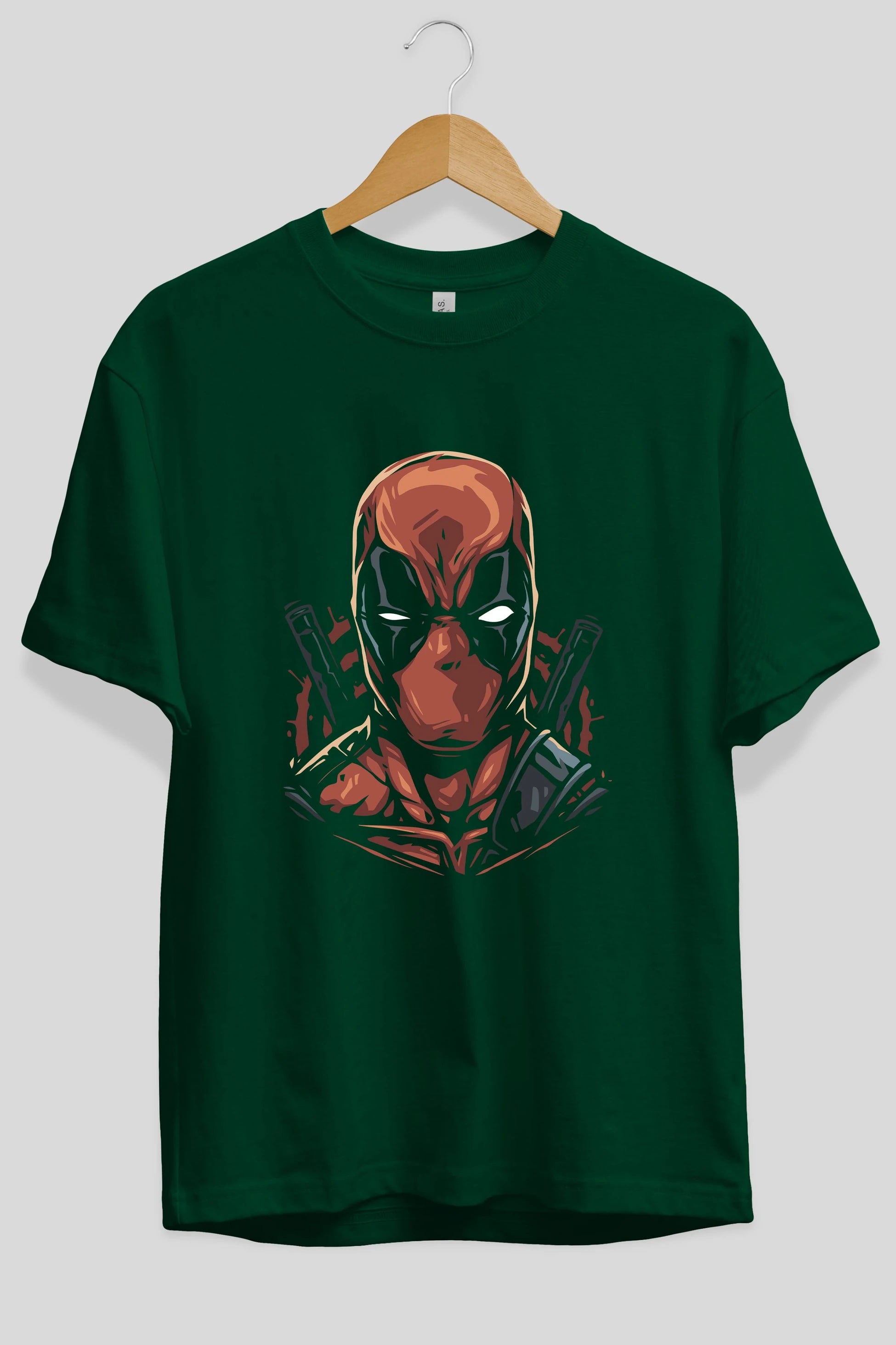 Deadpool (10) Ön Baskılı Oversize t-shirt Erkek Kadın Unisex %100 Pamuk Bisiklet Yaka tişort