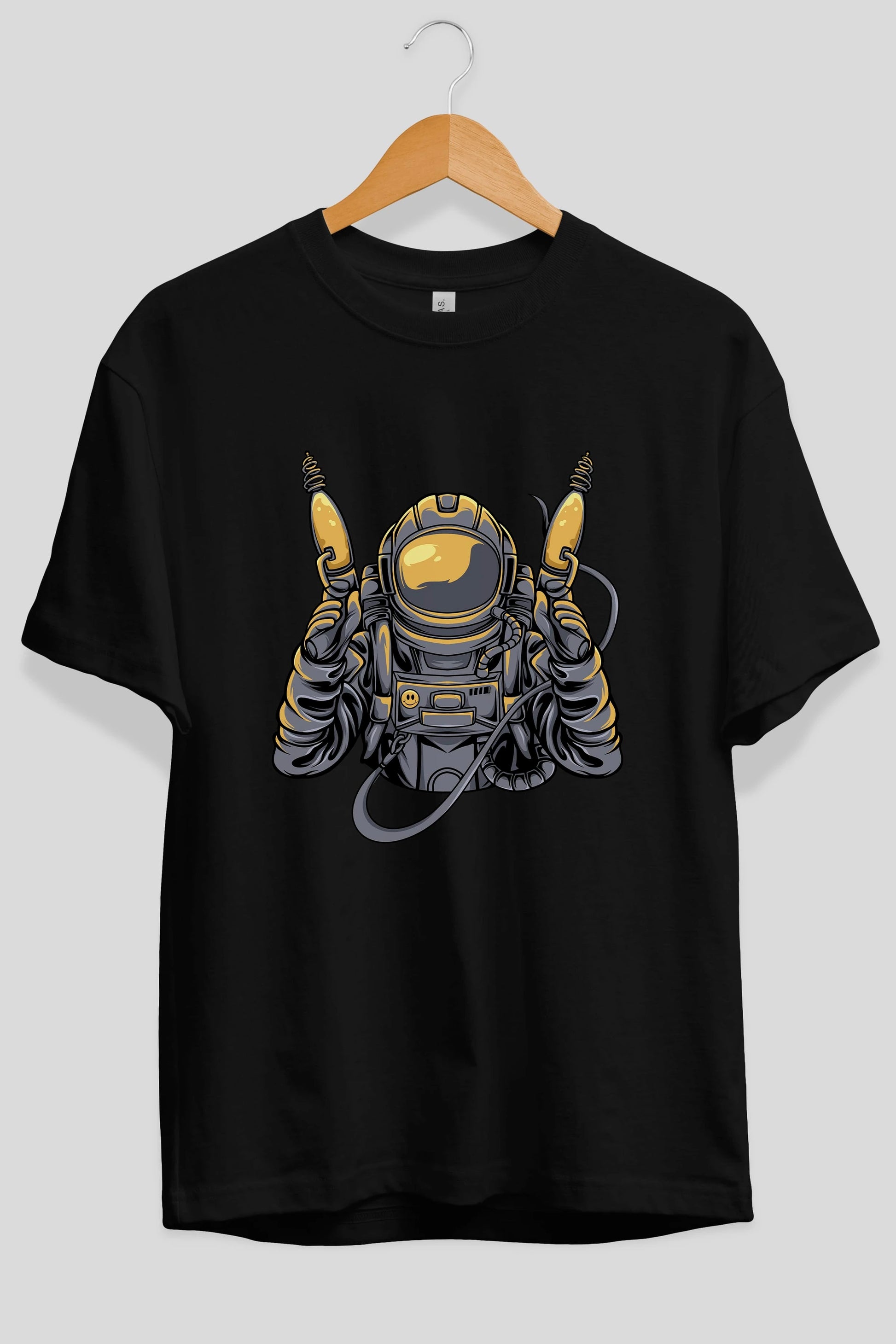 Alien Hunter Ön Baskılı Oversize t-shirt Erkek Kadın Unisex