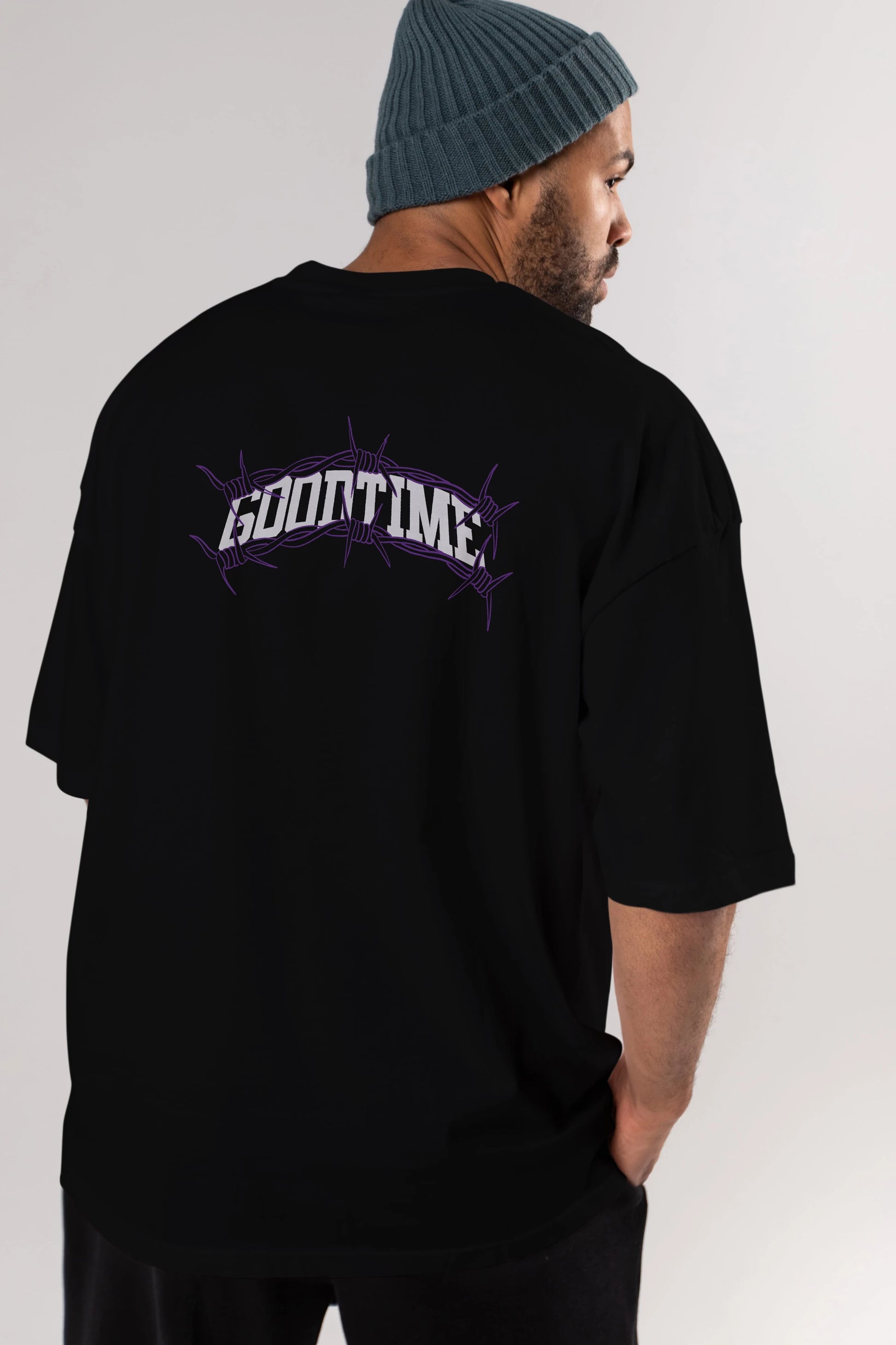 Good Time Arka Baskılı Oversize t-shirt Erkek Kadın Unisex