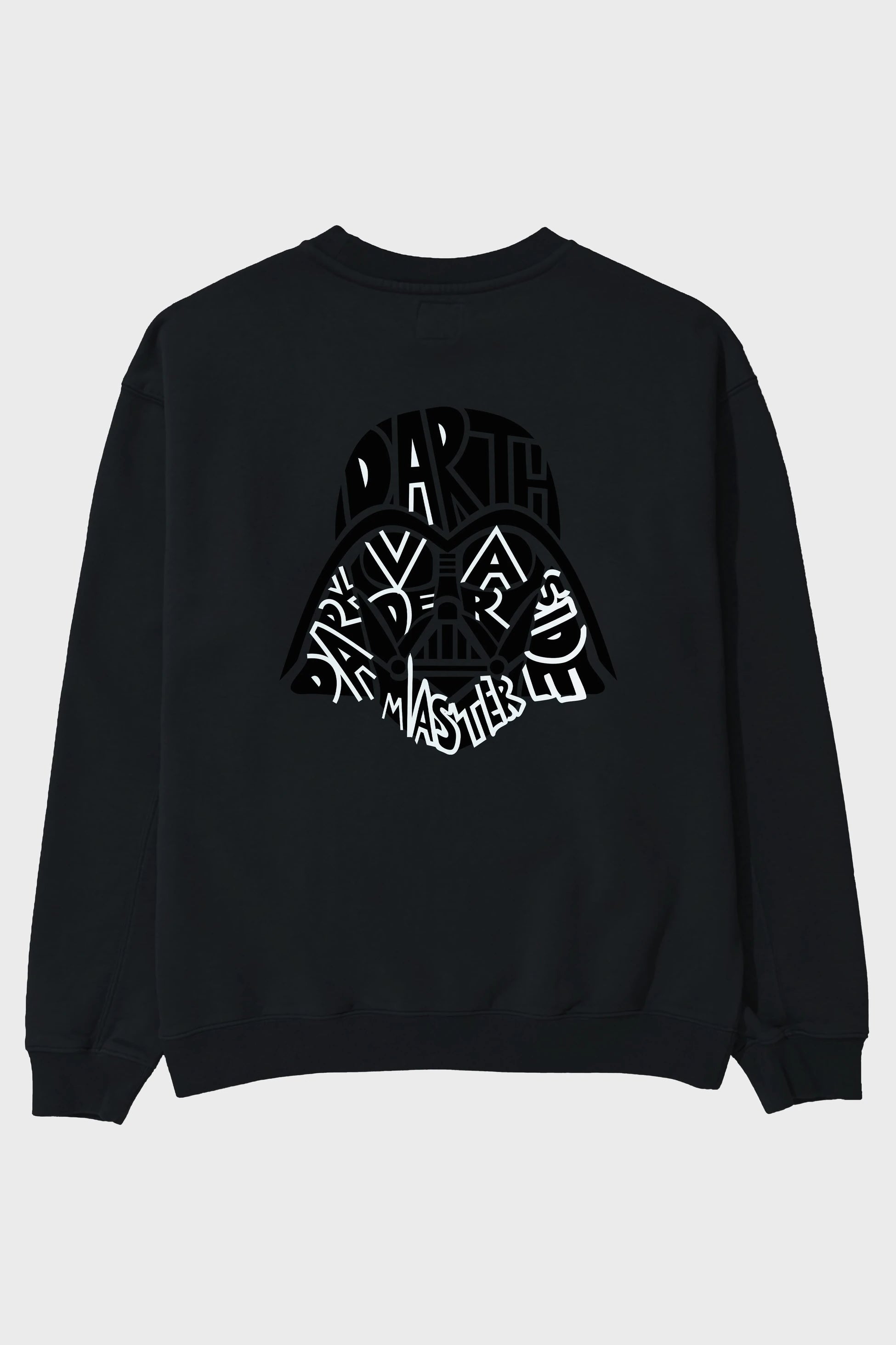 Darth Vader Arka Baskılı Oversize Sweatshirt Erkek Kadın Unisex