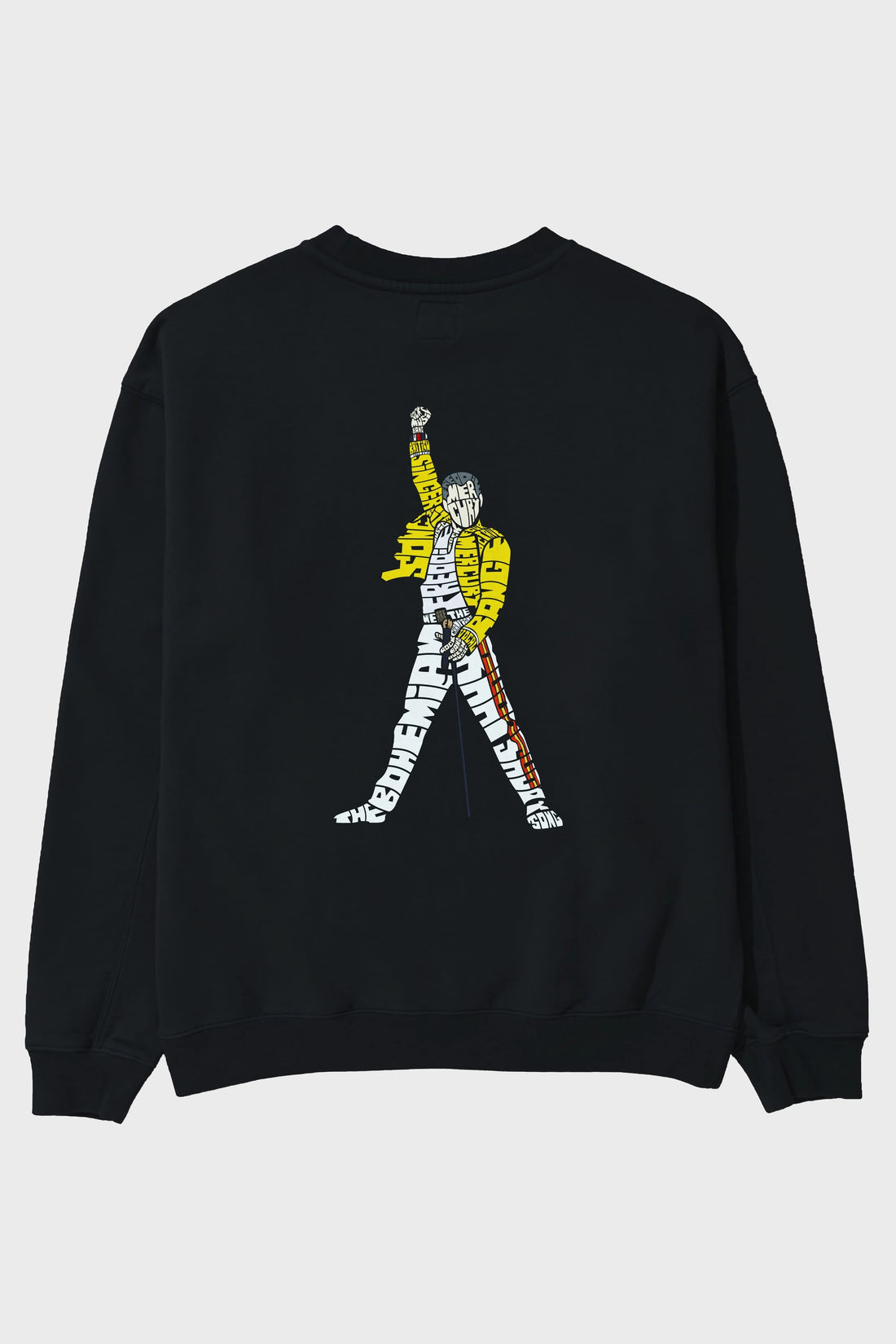 Freddy Mercury Arka Baskılı Oversize Sweatshirt Erkek Kadın Unisex